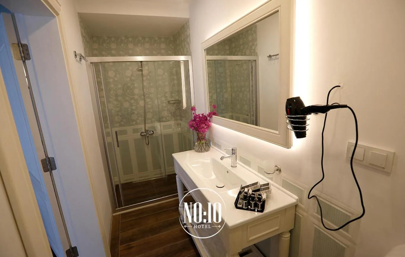 Shower in No 10 Hotel