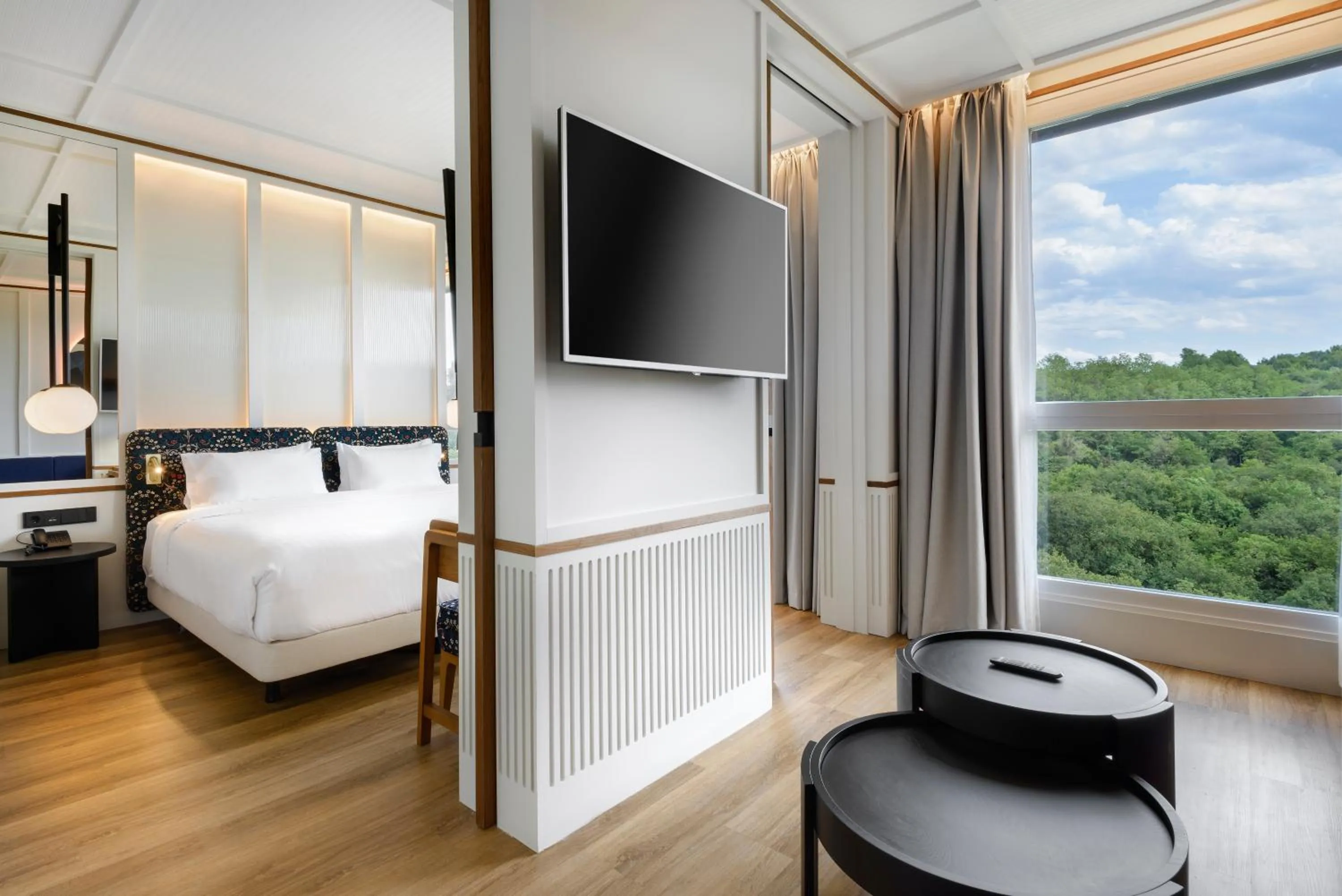 Bed in Hotel Tres Reyes San Sebastián