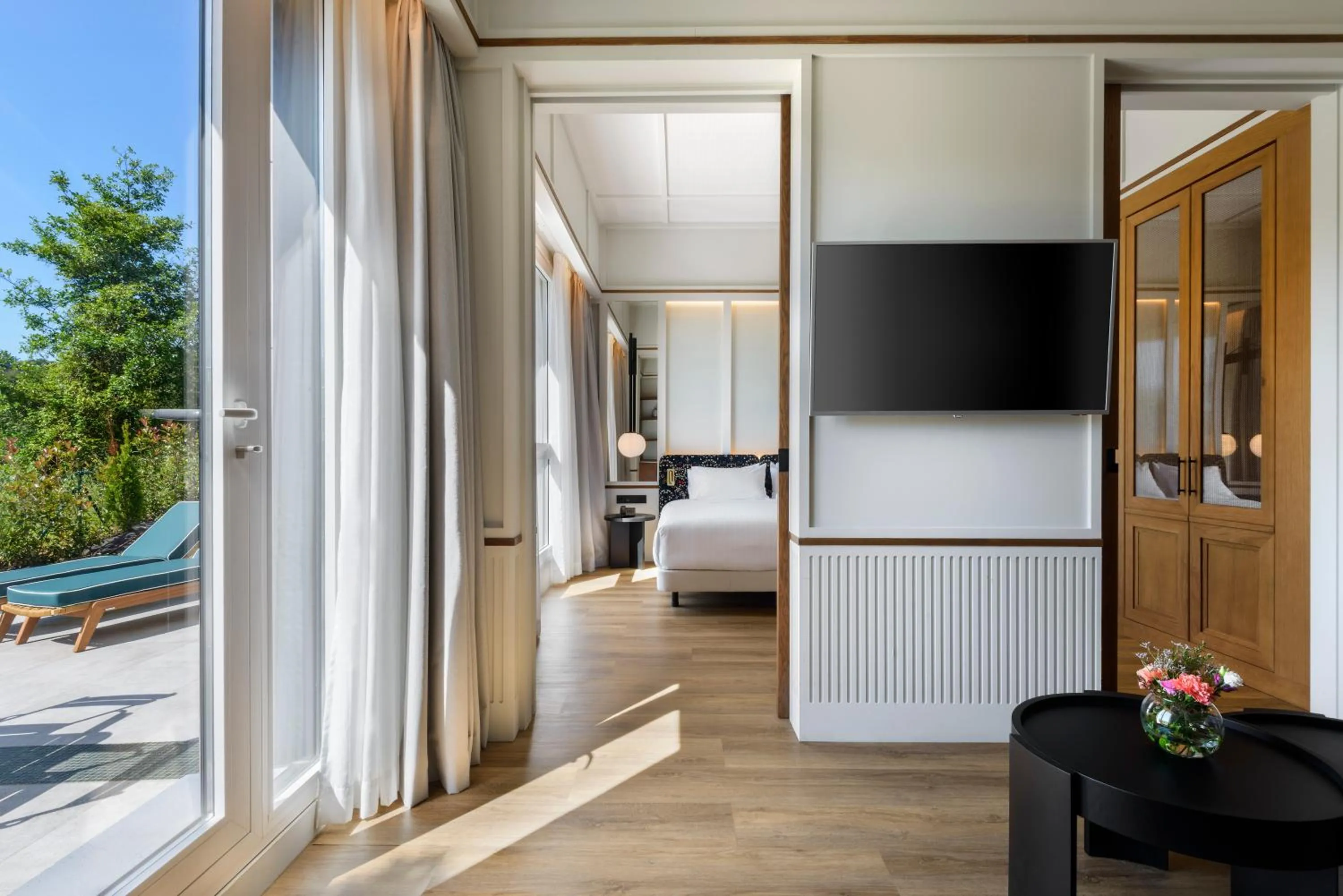 Bed in Hotel Tres Reyes San Sebastián