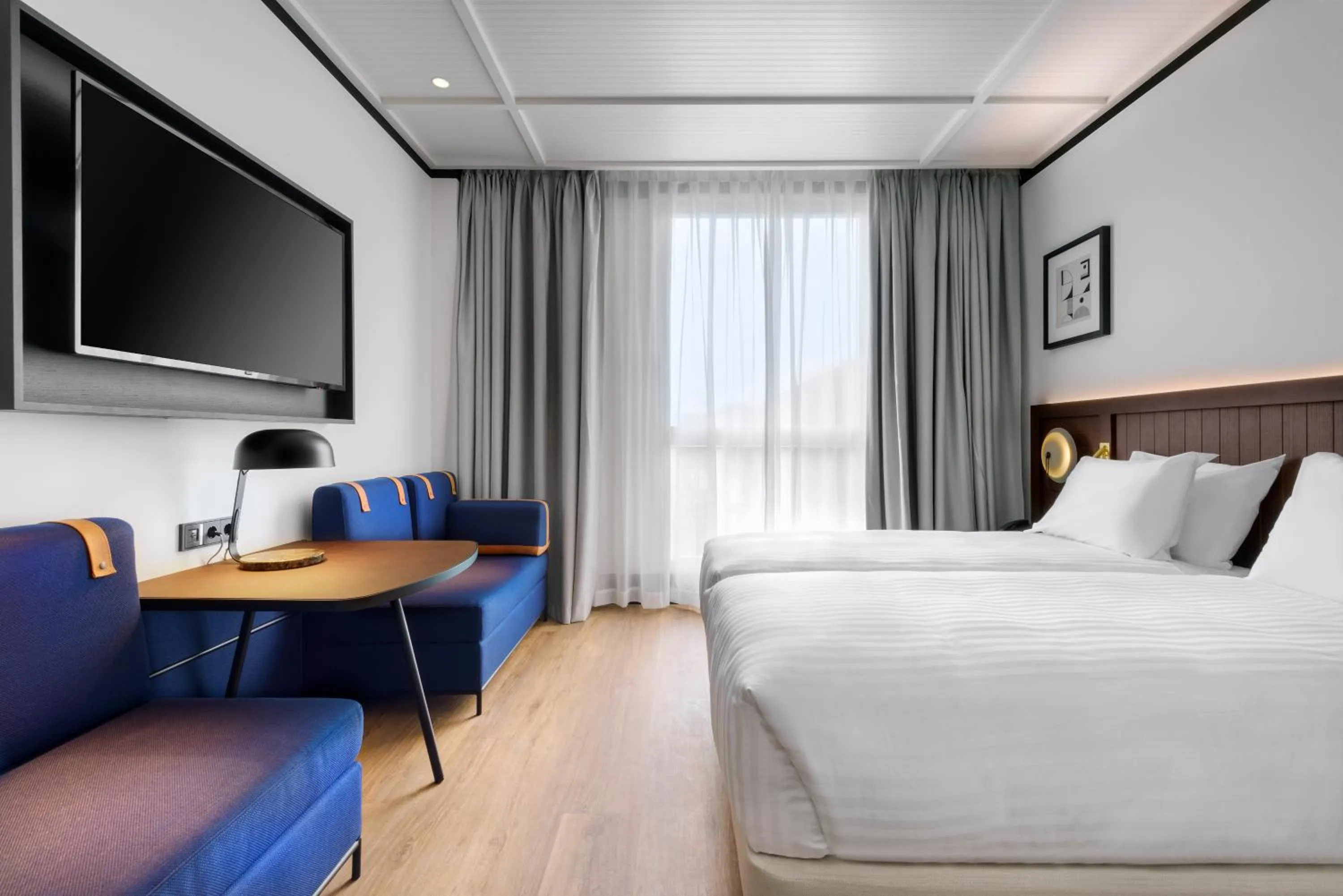 Bed in Hotel Tres Reyes San Sebastián