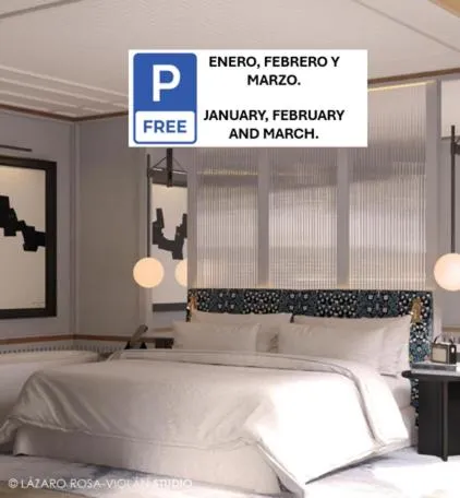 Bed in Hotel Tres Reyes San Sebastián