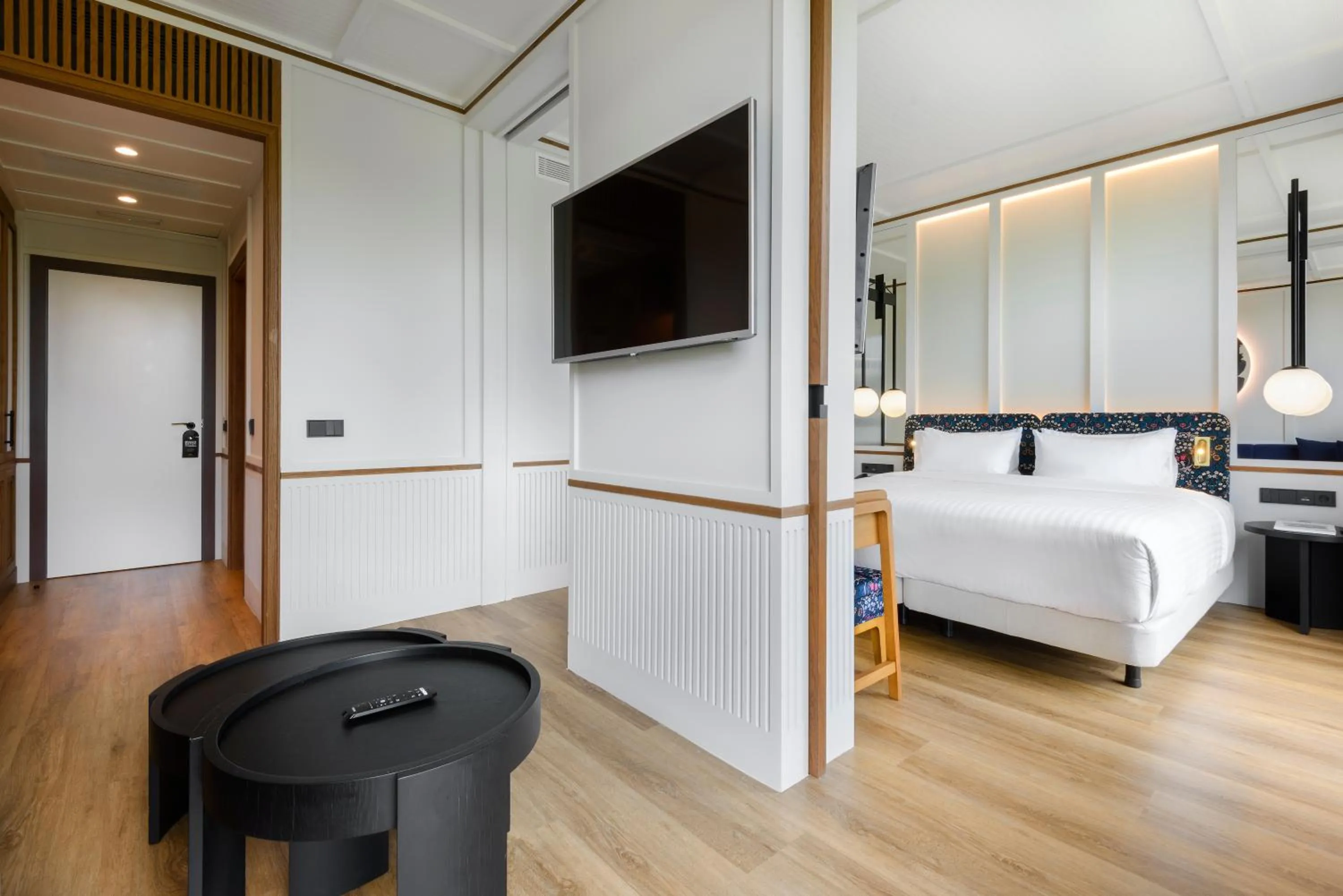 Bed in Hotel Tres Reyes San Sebastián