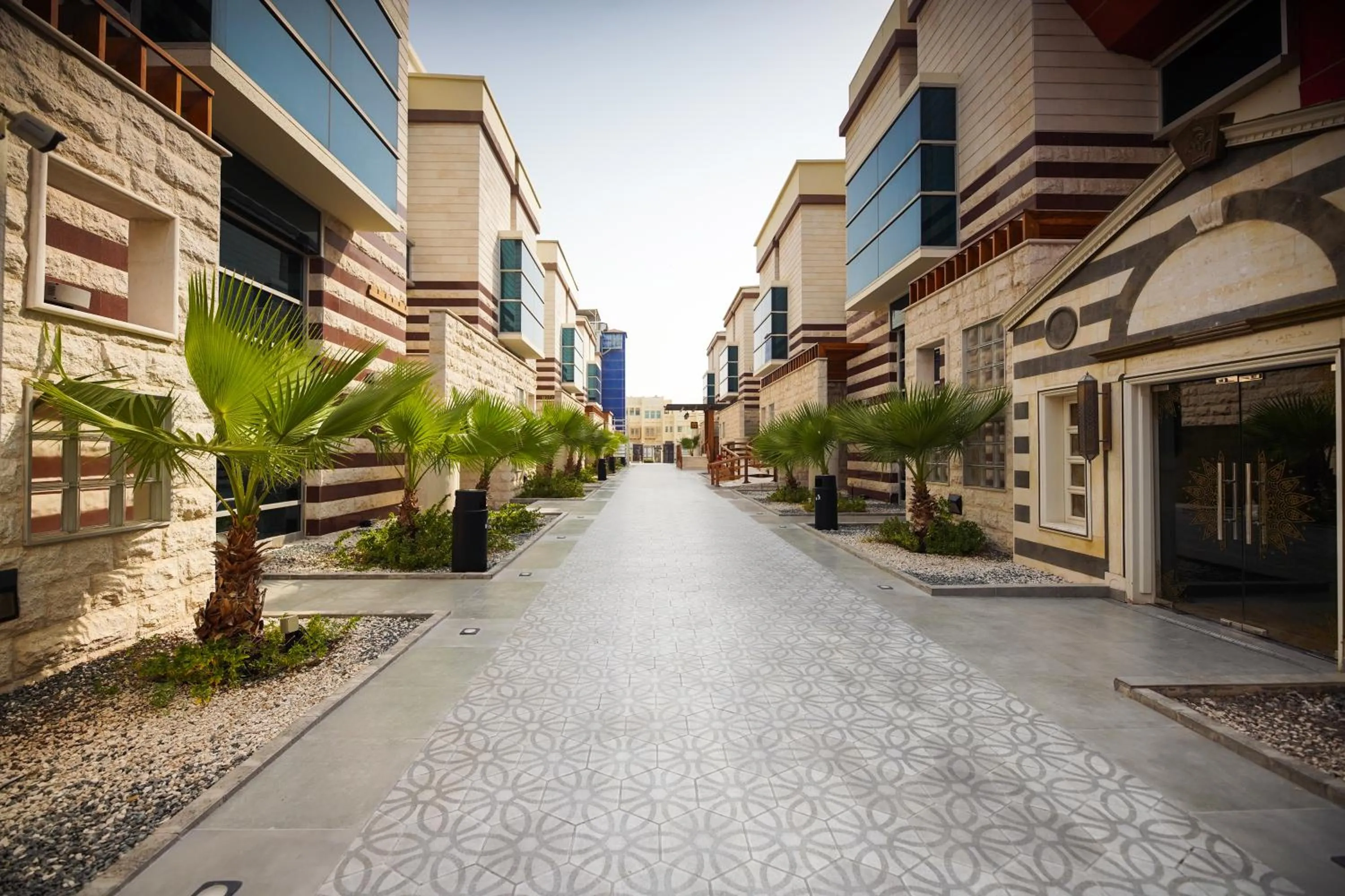 Property building in Villaggio Hotel Abu Dhabi