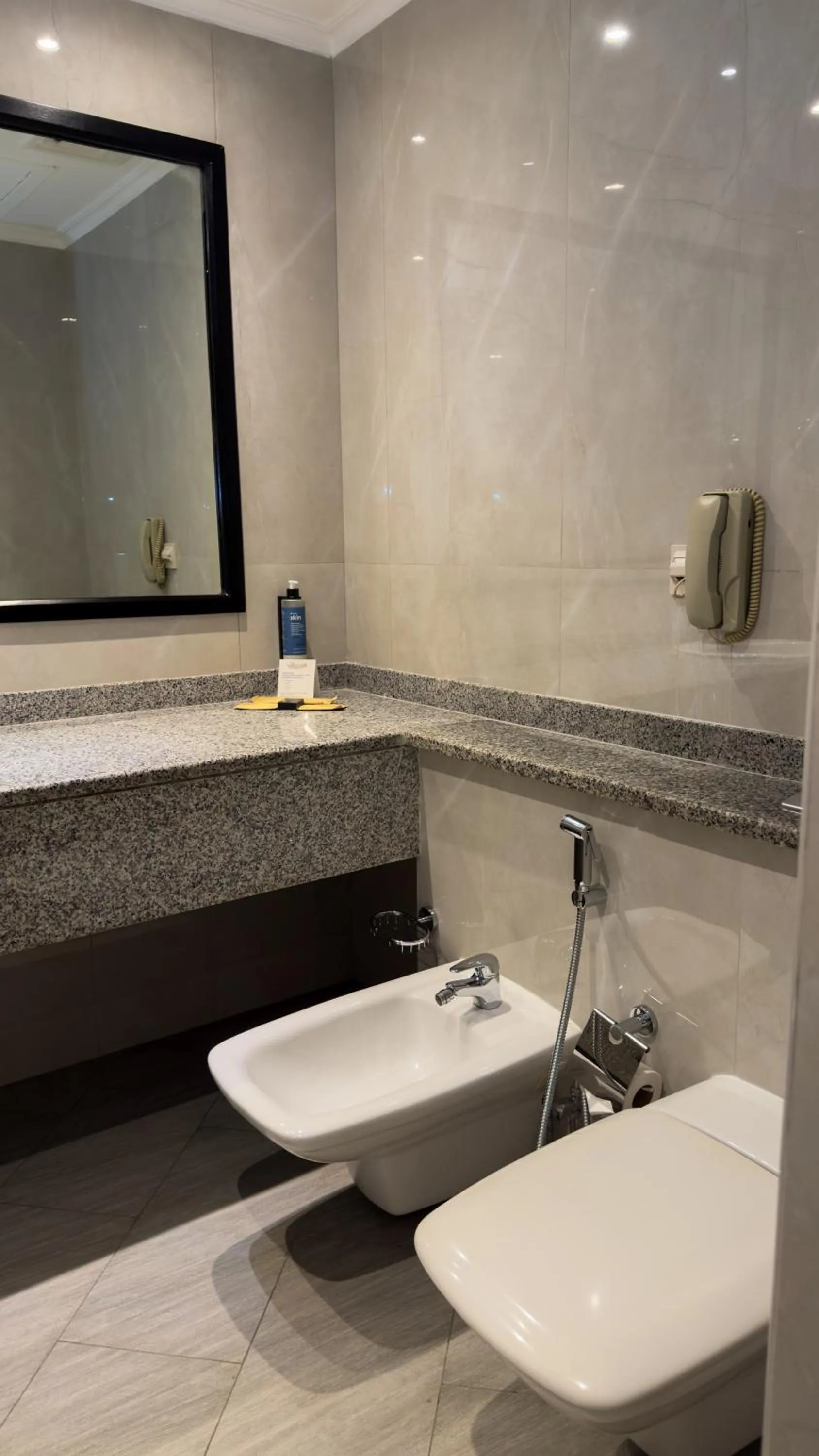 Toilet in Villaggio Hotel Abu Dhabi