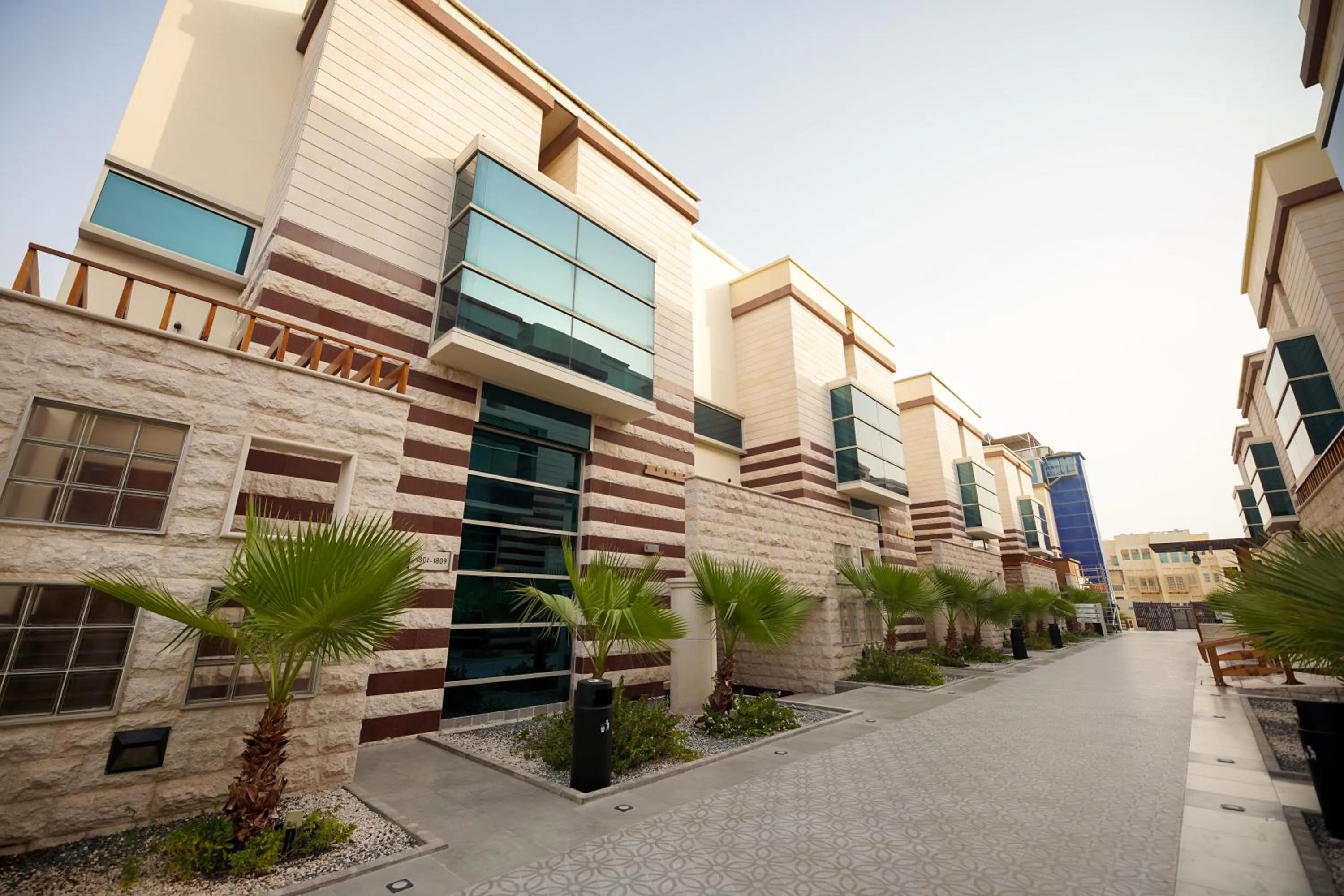 Property building in Villaggio Hotel Abu Dhabi