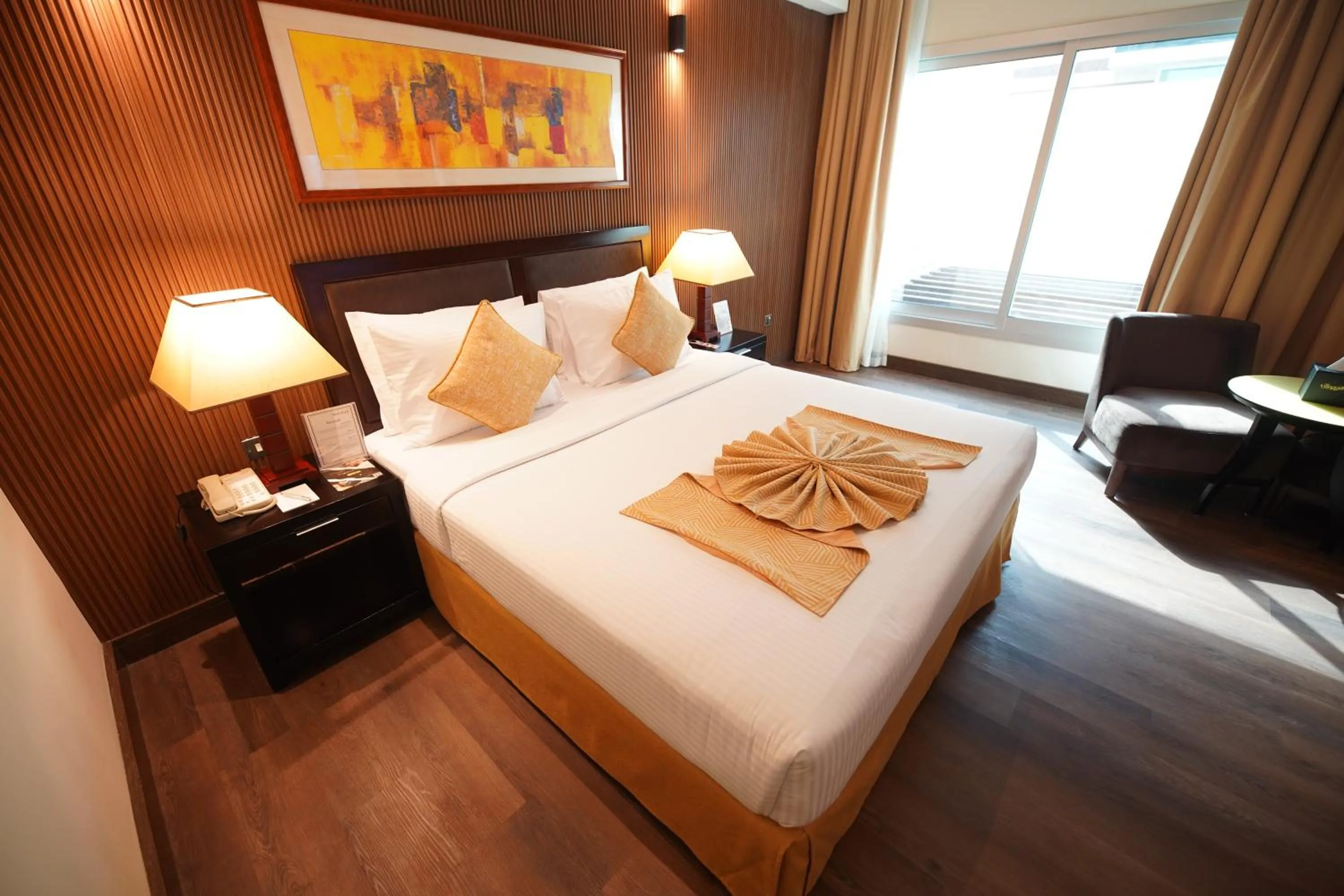 Bed in Villaggio Hotel Abu Dhabi