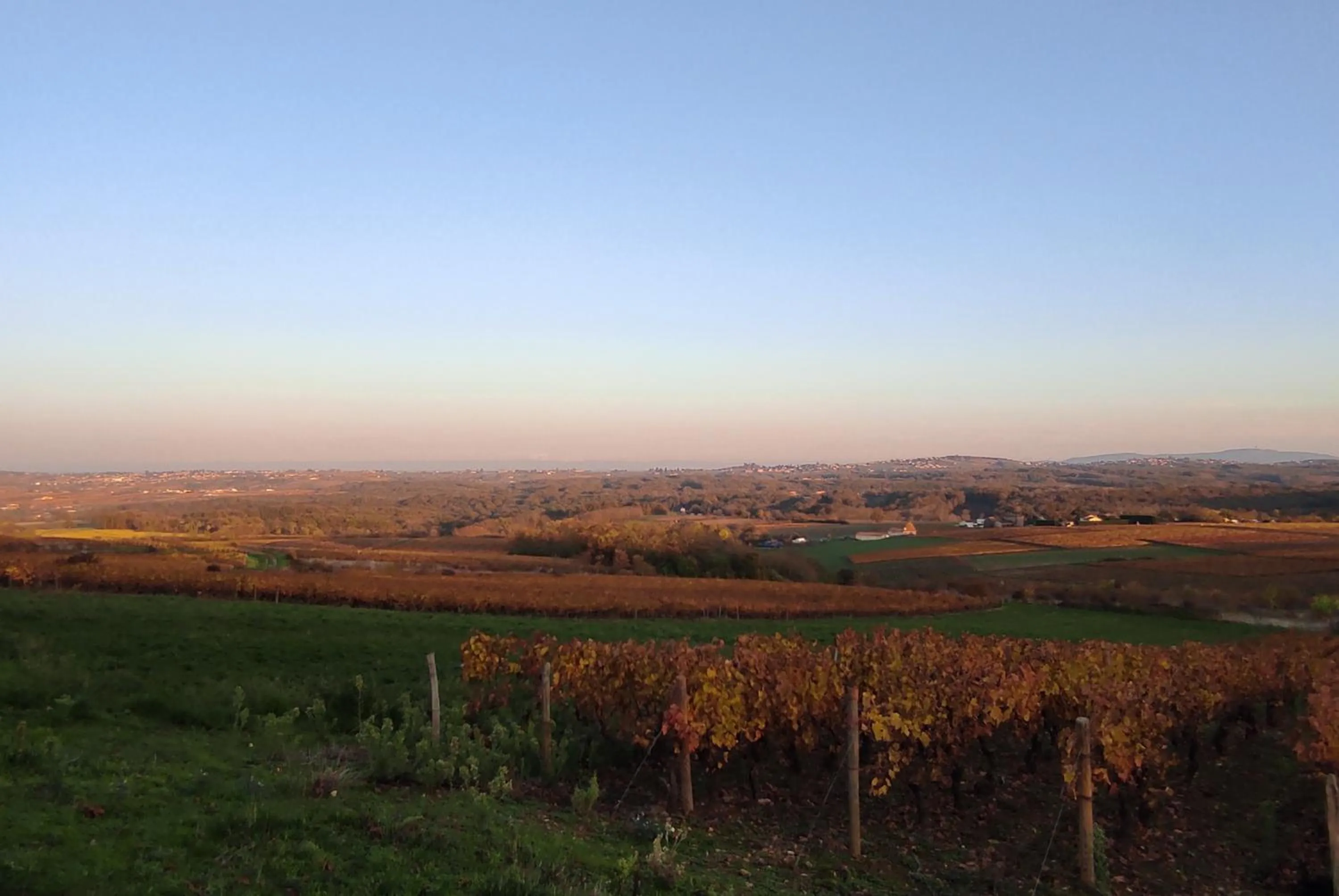 Sunrise in Appartement Bagnols - Les Meublés des Pierres Dorées