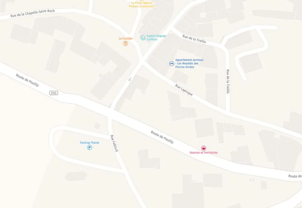 Parking in Appartement Bagnols - Les Meublés des Pierres Dorées