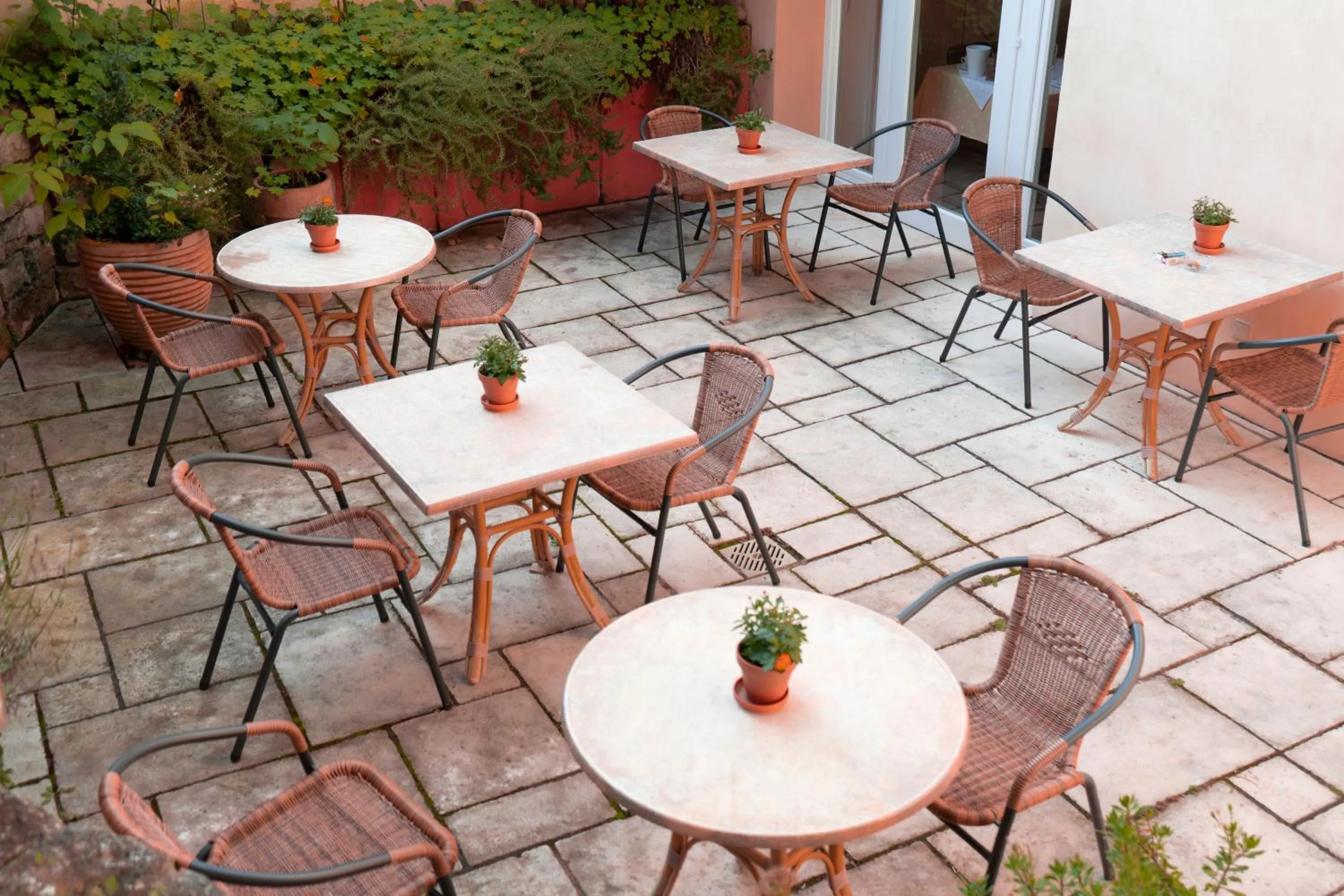 Patio in Villa Benz Hotel garni