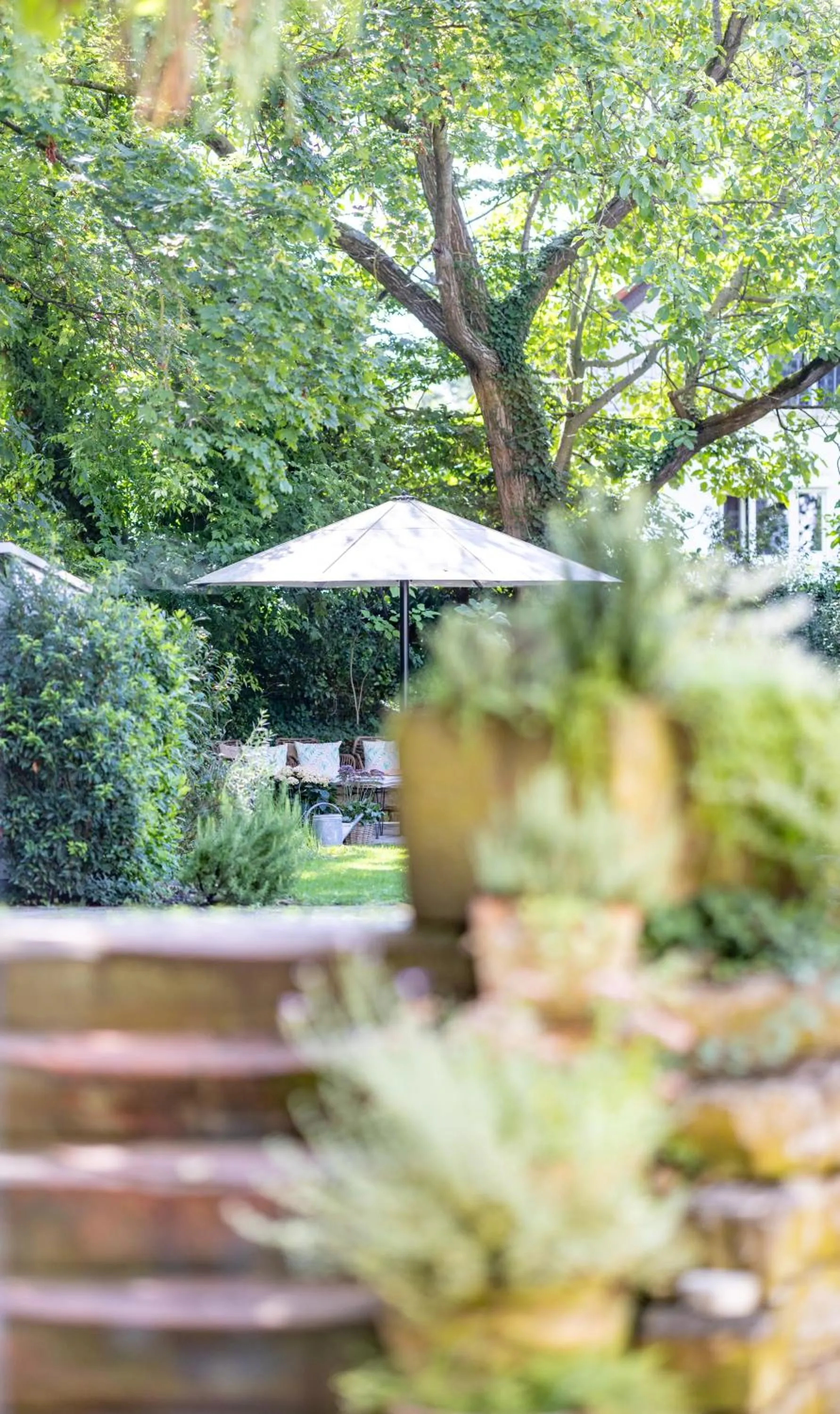 Garden view in Villa Benz Hotel garni