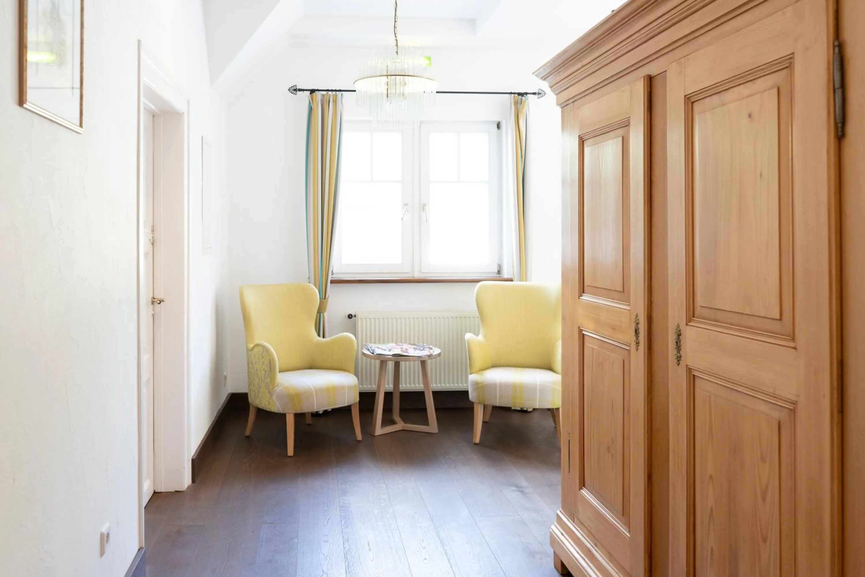 Seating area in Villa Benz Hotel garni