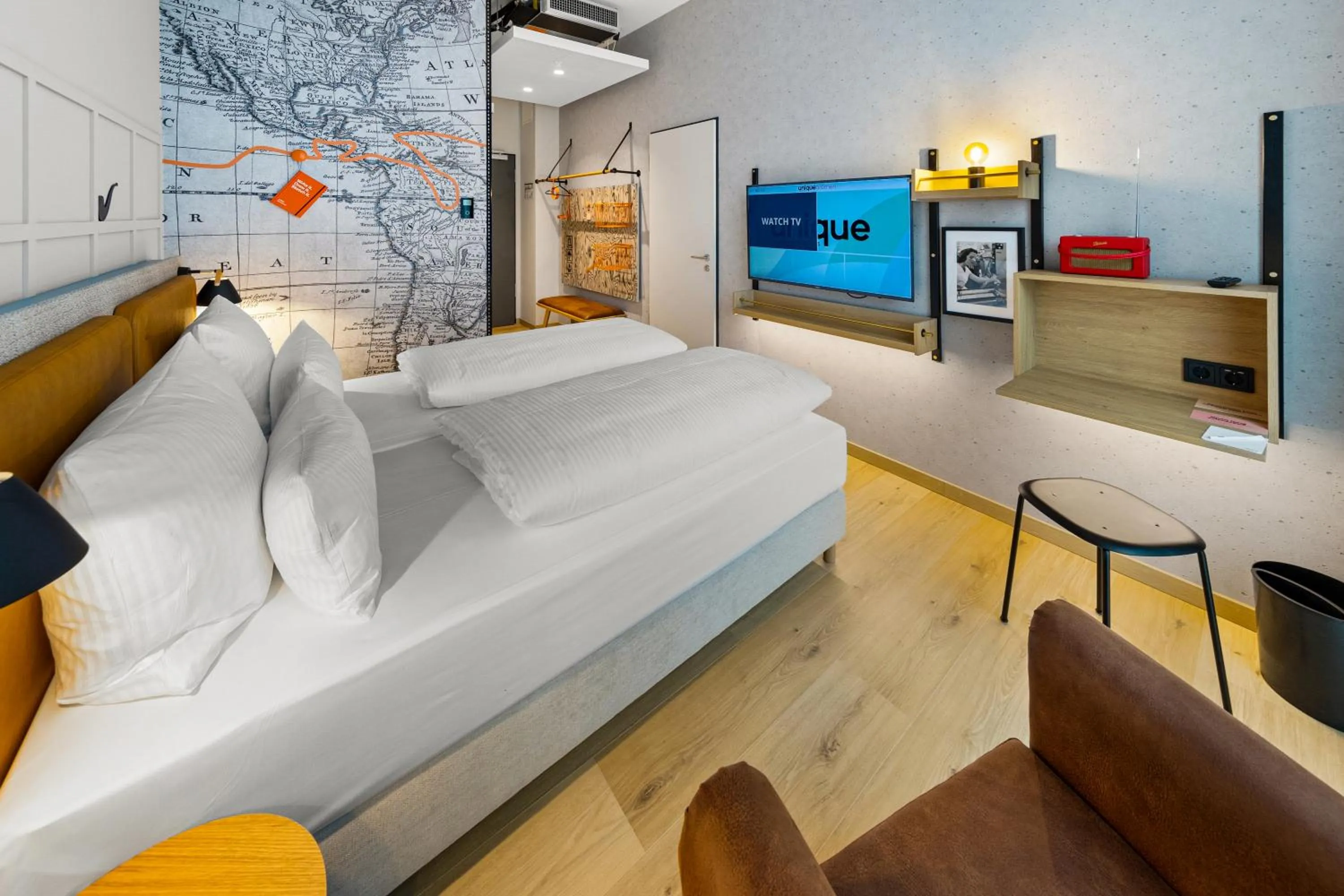 Bedroom, Bed in unique by ATLANTIC Hotels Bremen