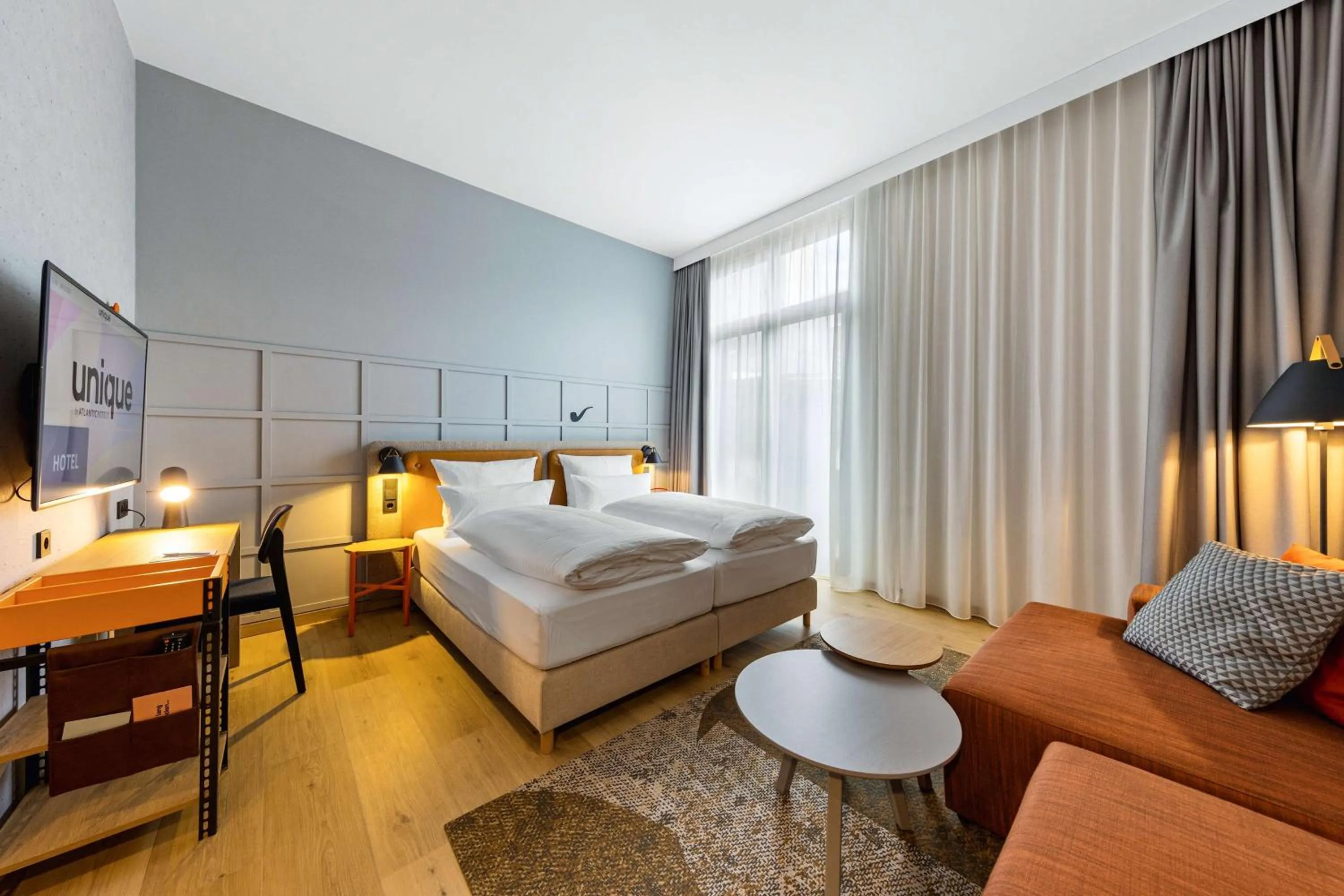 Bedroom, Bed in unique by ATLANTIC Hotels Bremen