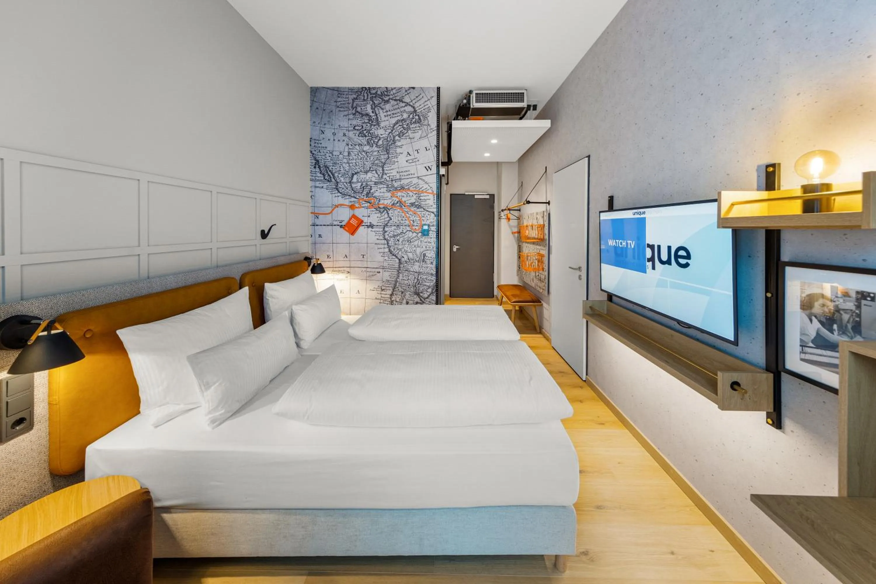 Bedroom, Bed in unique by ATLANTIC Hotels Bremen