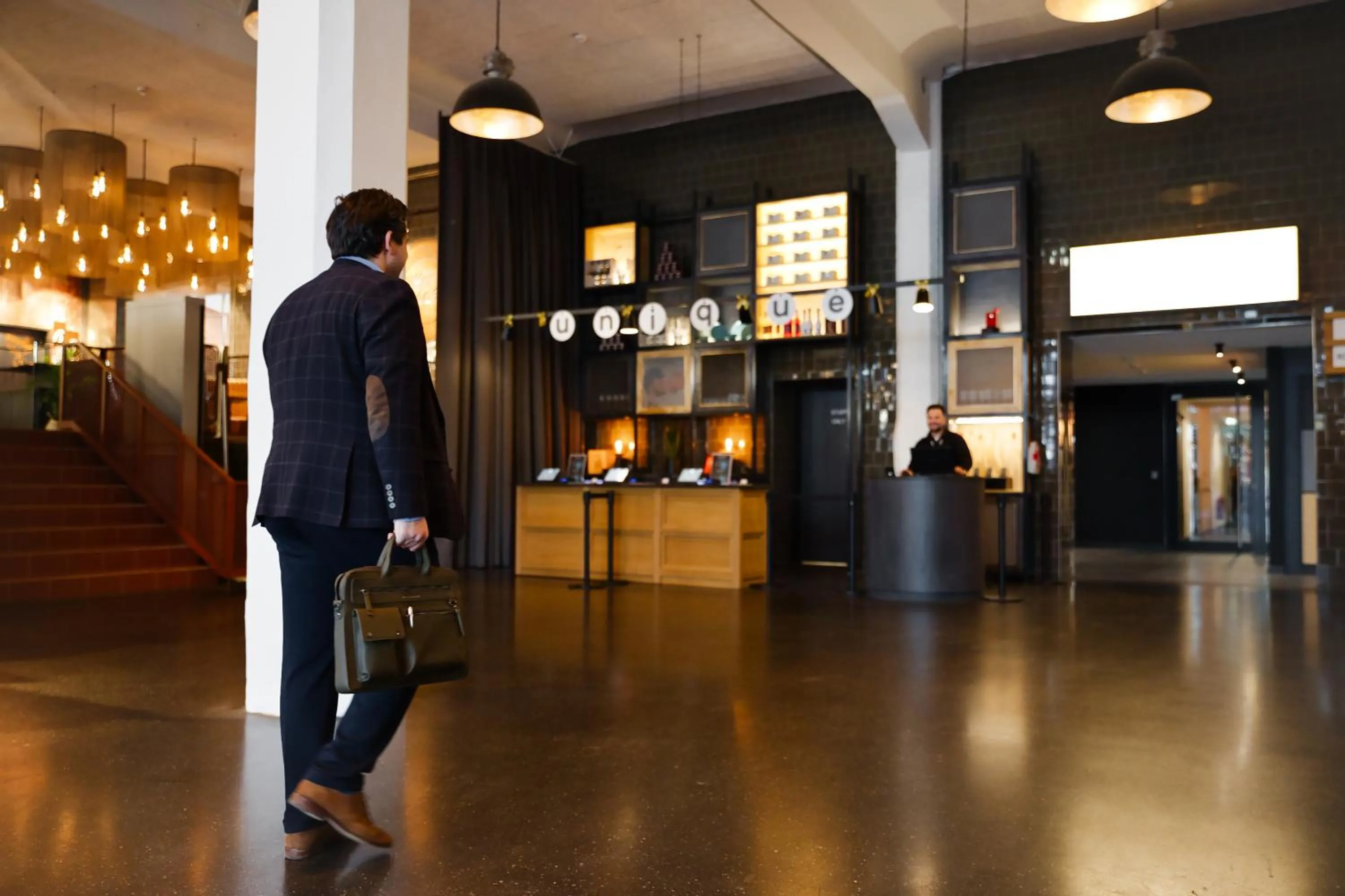 Lobby or reception in unique by ATLANTIC Hotels Bremen