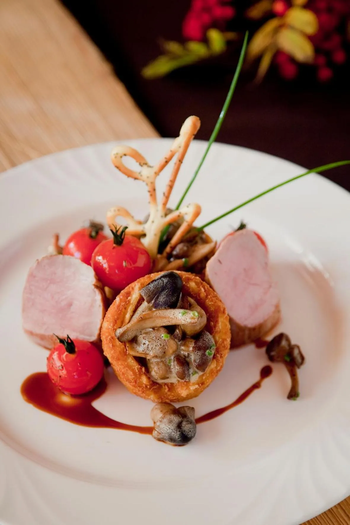 Food and drinks in Hotel Des Alpes