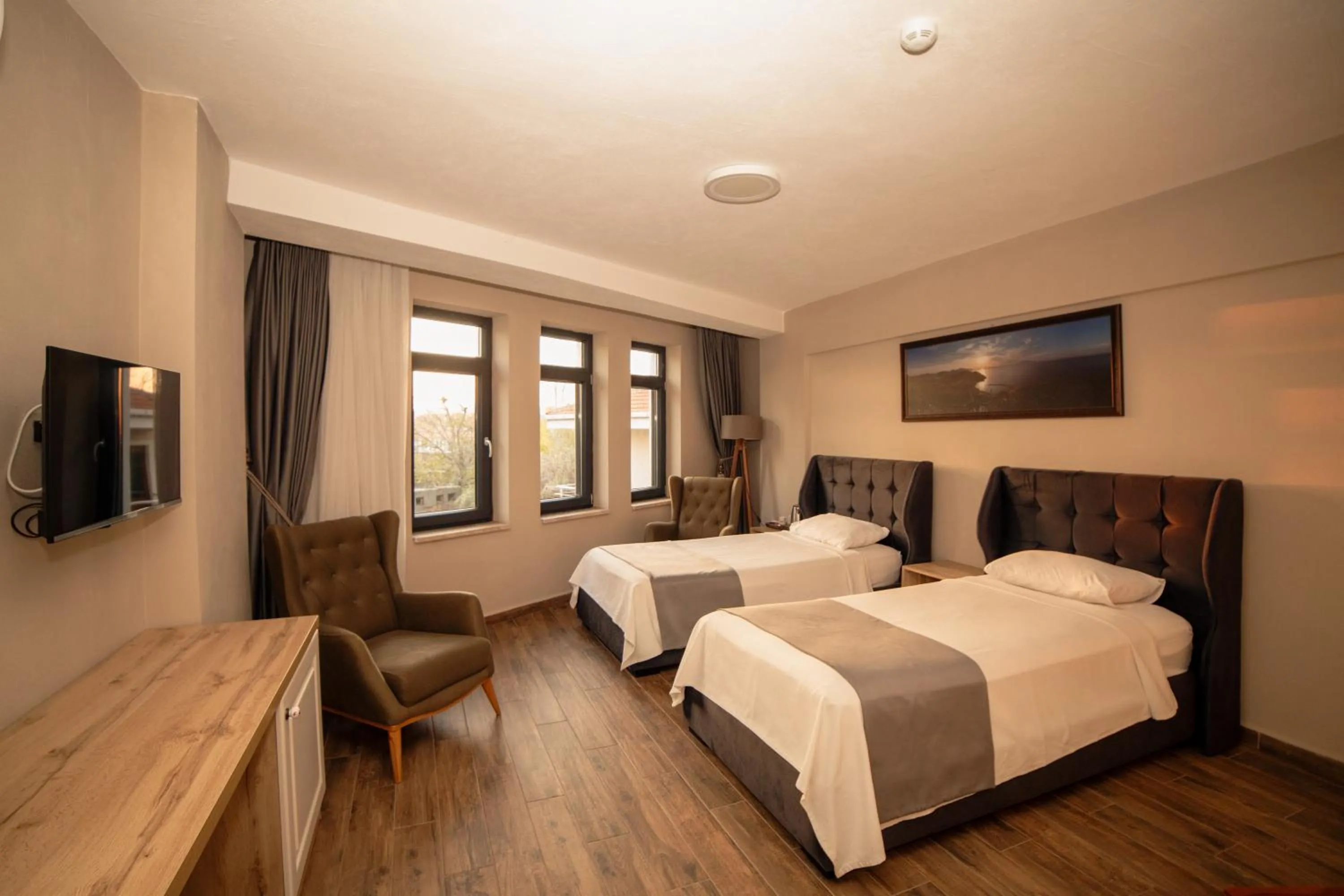 Photo of the whole room, Bed in İmroz Elia Hotel