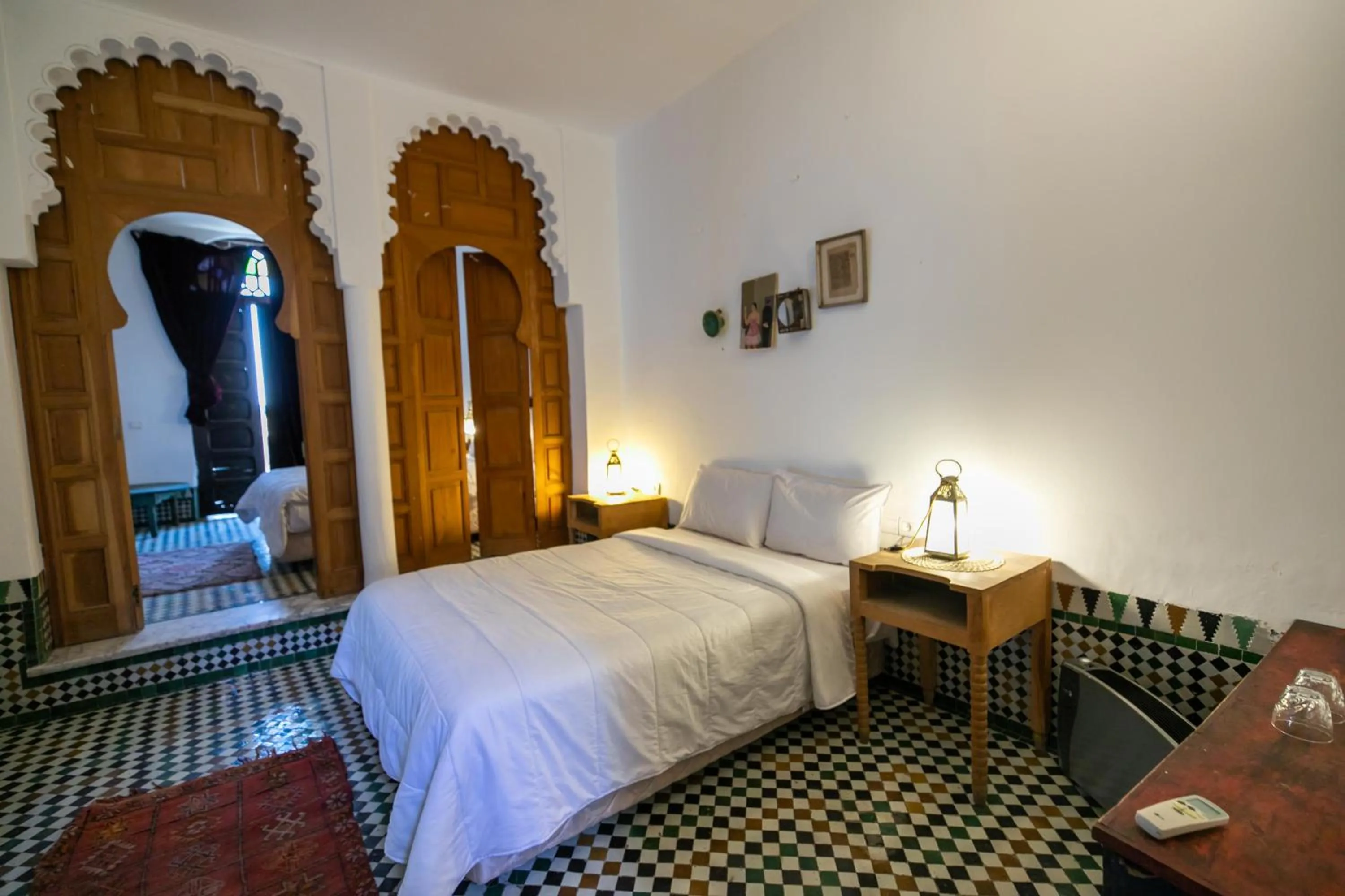 Bed in RIAD LOUDAYA AND SPA