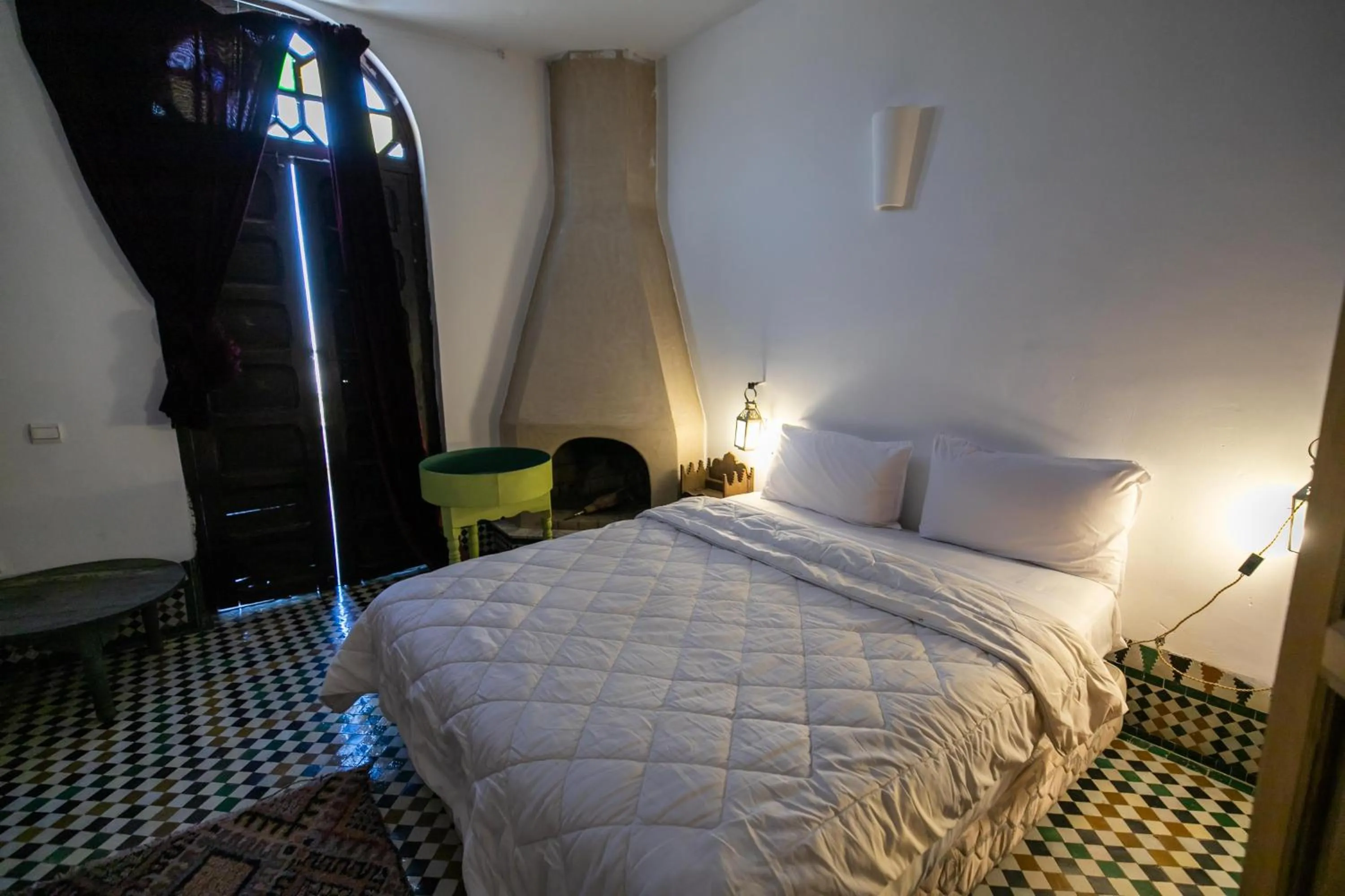 Bed in RIAD LOUDAYA AND SPA