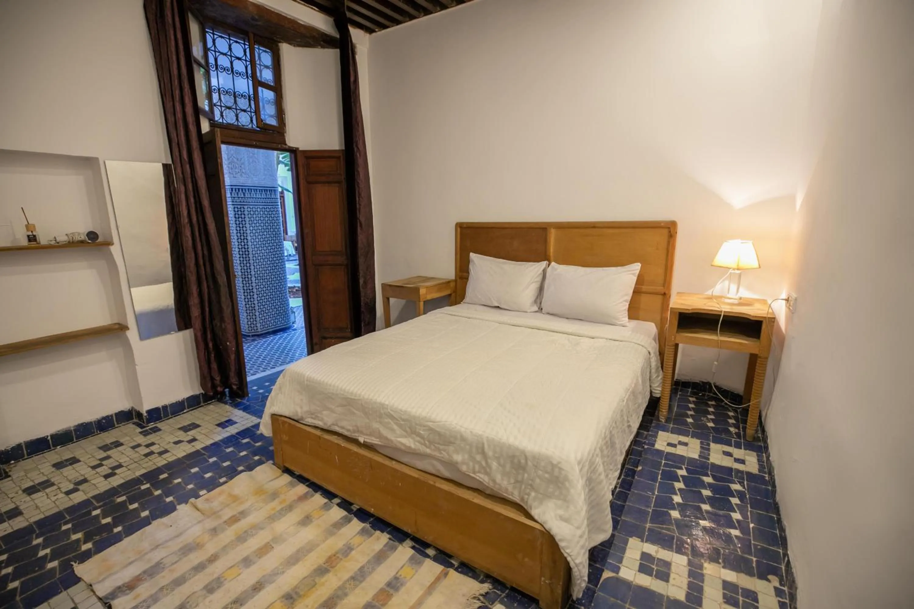 Bed in RIAD LOUDAYA AND SPA