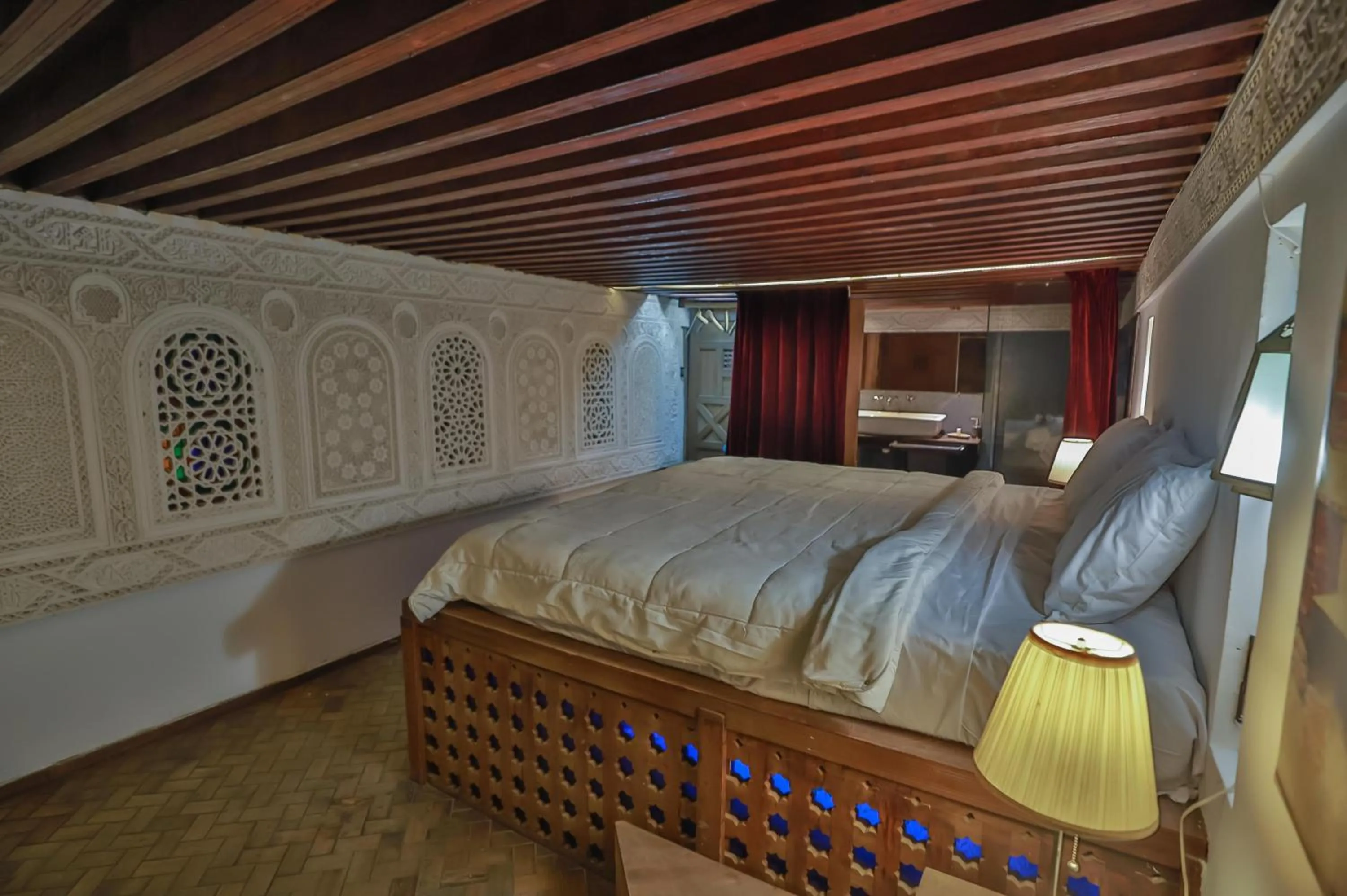 Bed in RIAD LOUDAYA AND SPA