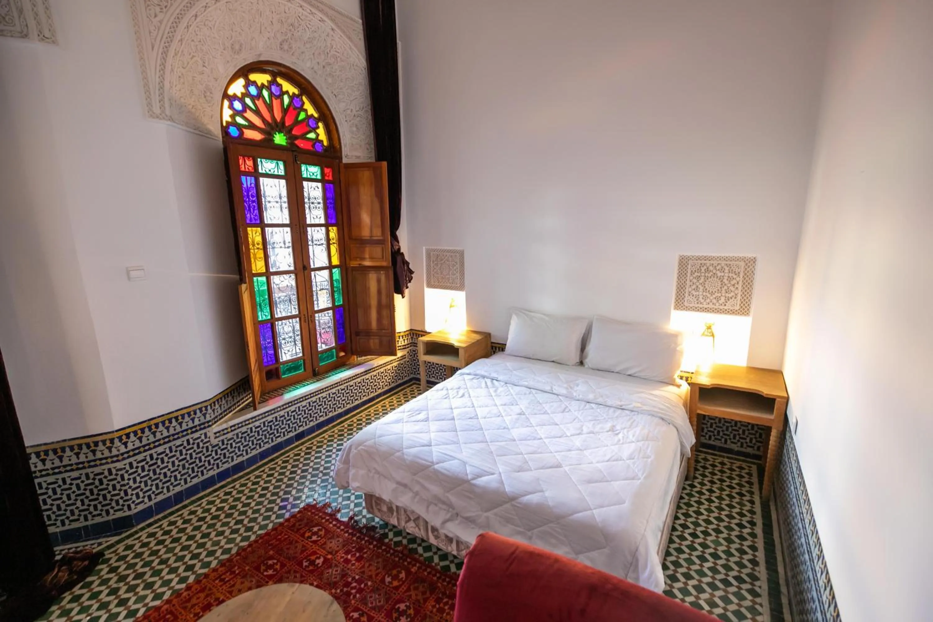 Bed in RIAD LOUDAYA AND SPA