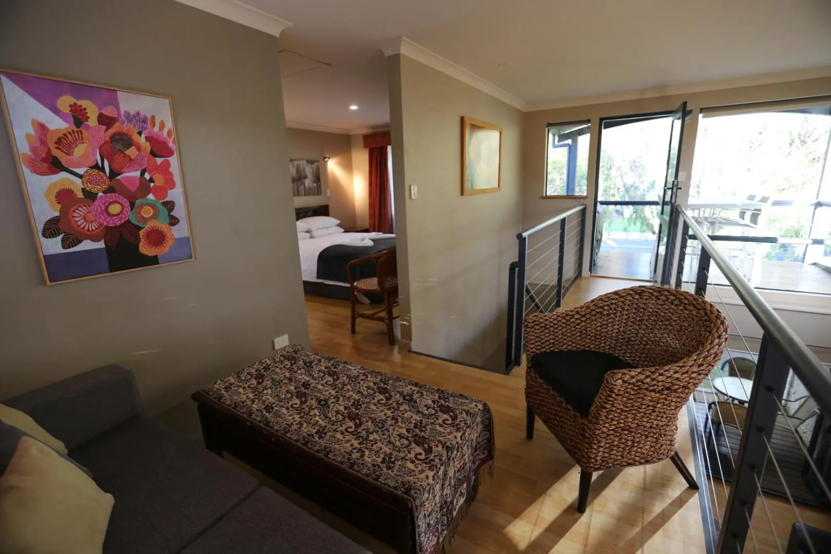 Bed in Dunn Bay Village Resort Homes