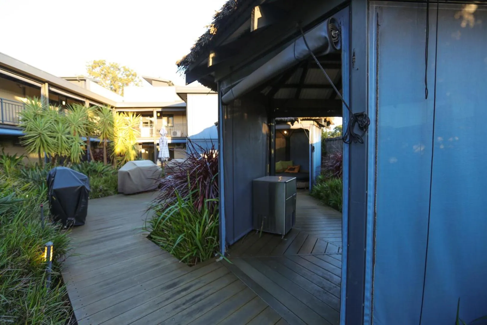BBQ facilities in Dunn Bay Village Resort Homes