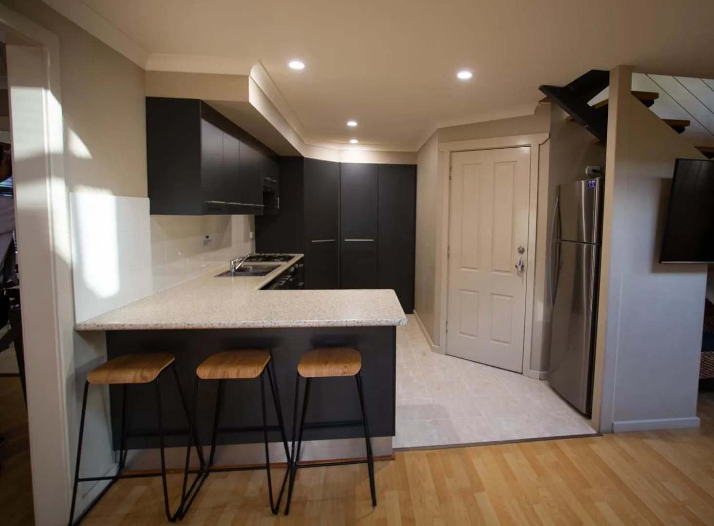 Kitchen or kitchenette in Dunn Bay Village Resort Homes