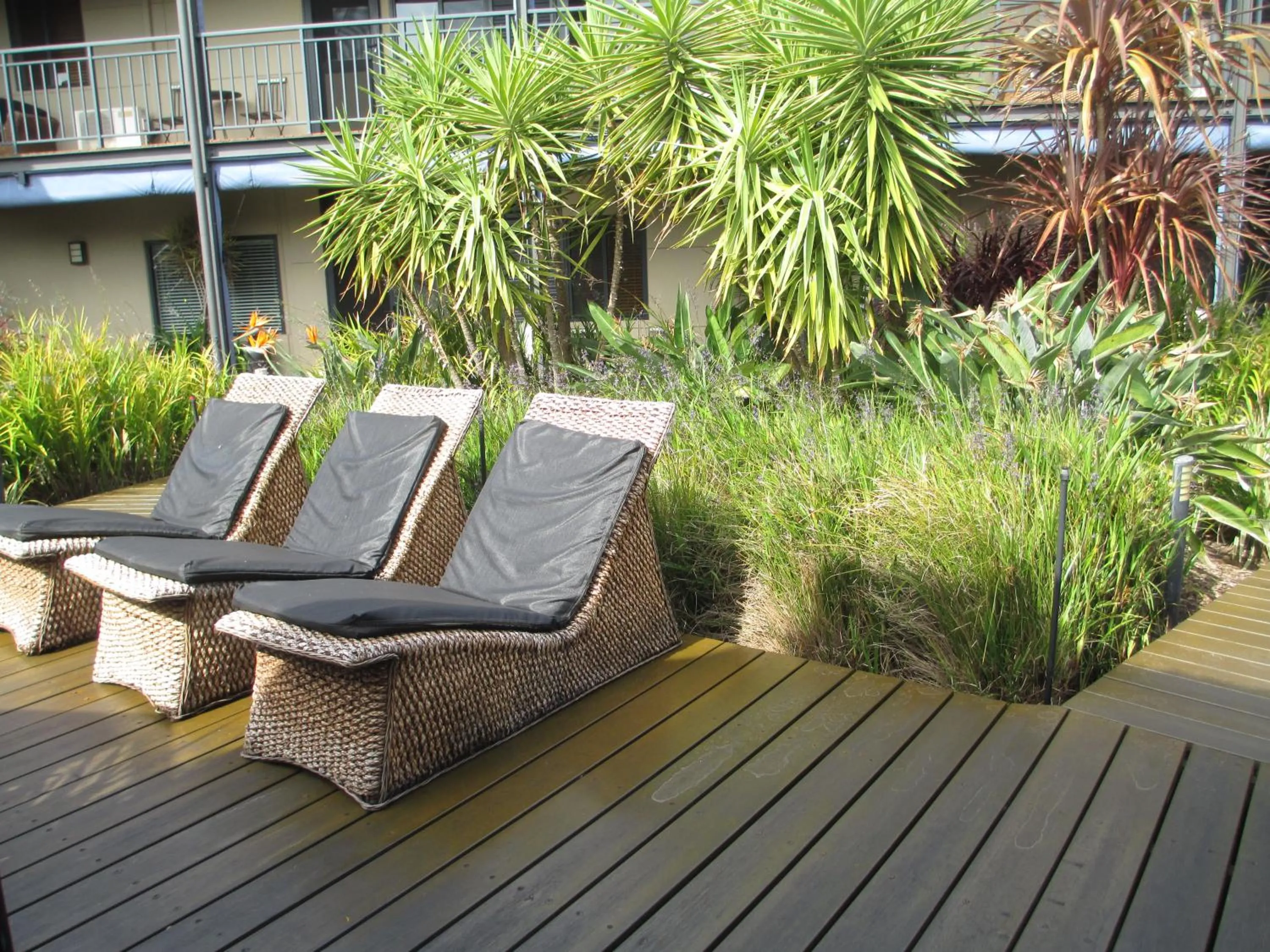 Patio in Dunn Bay Village Resort Homes