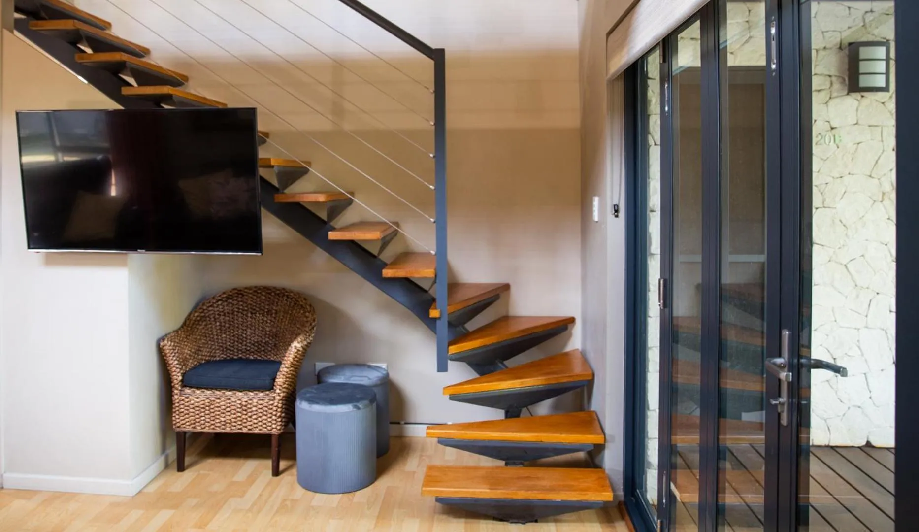 Patio in Dunn Bay Village Resort Homes