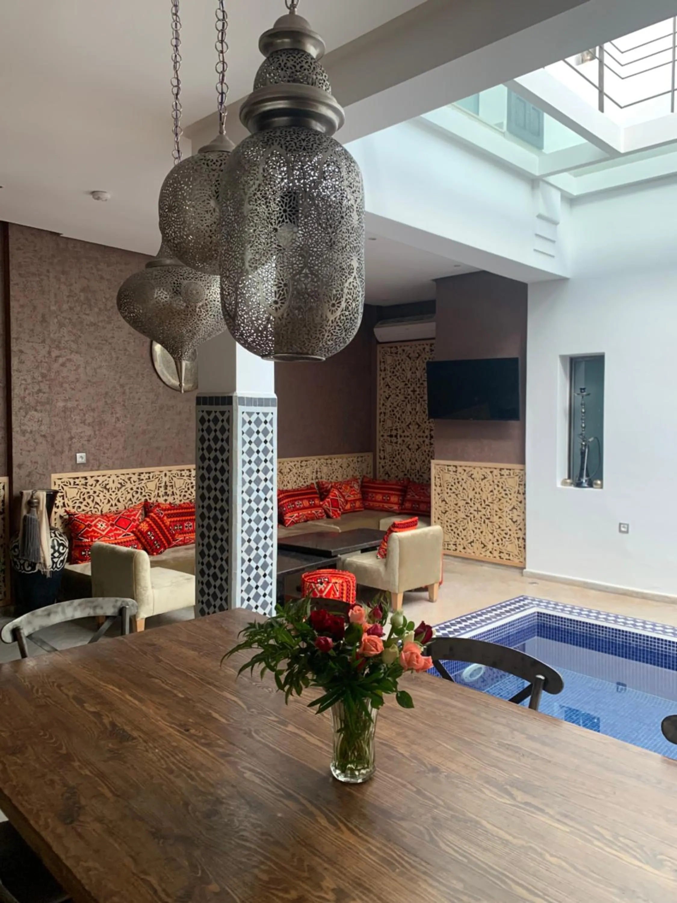 Living room in RIAD LE PATIO ROMANTIQUE