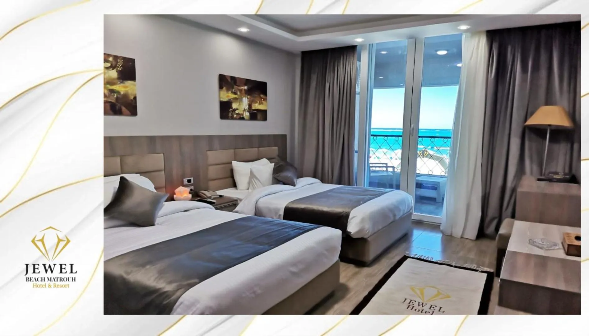 Double Room with Sea View in Jewel Beach Matrouh Hotel