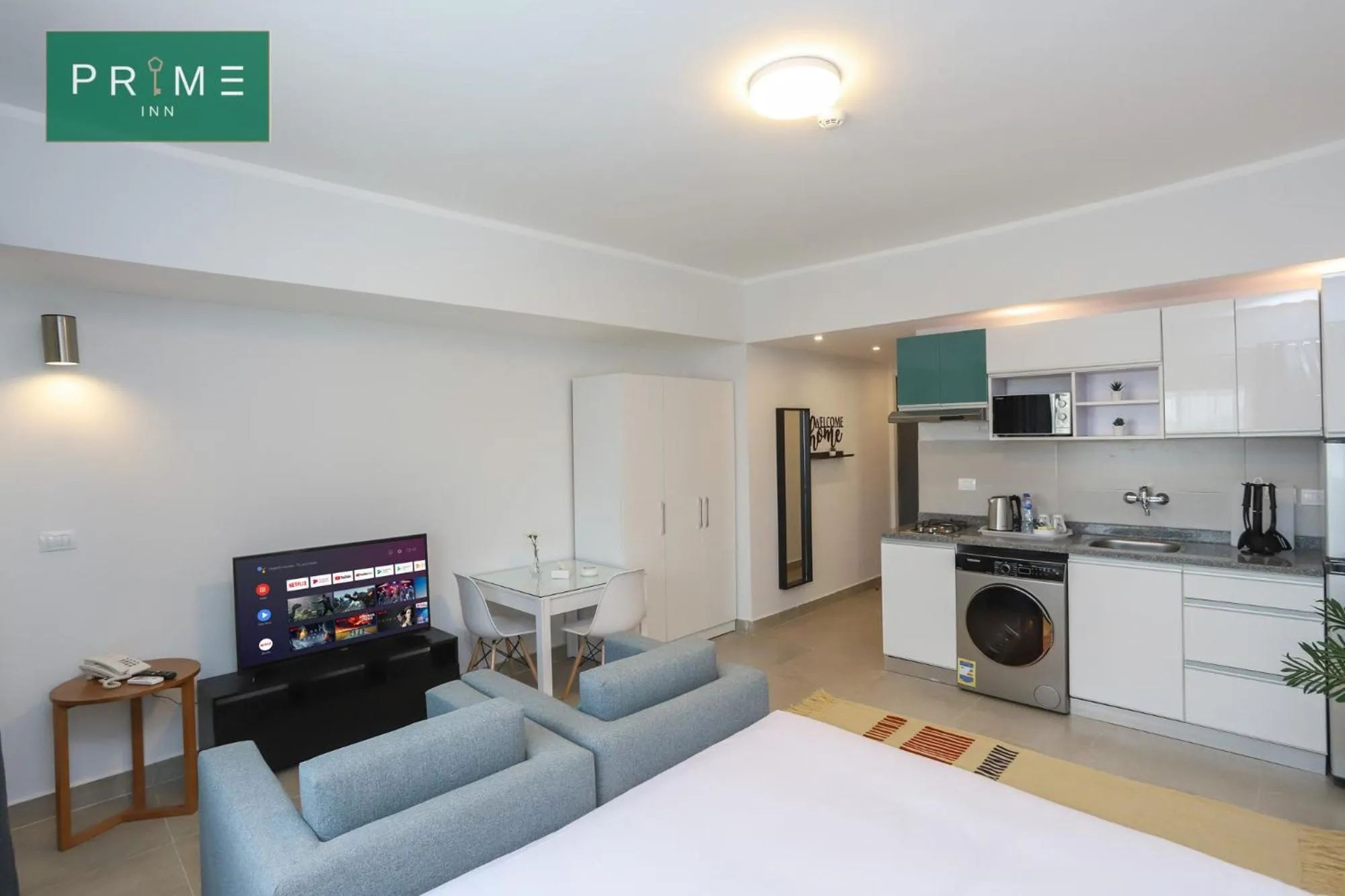 Kitchen or kitchenette in Prime Inn 10th Of Ramadan