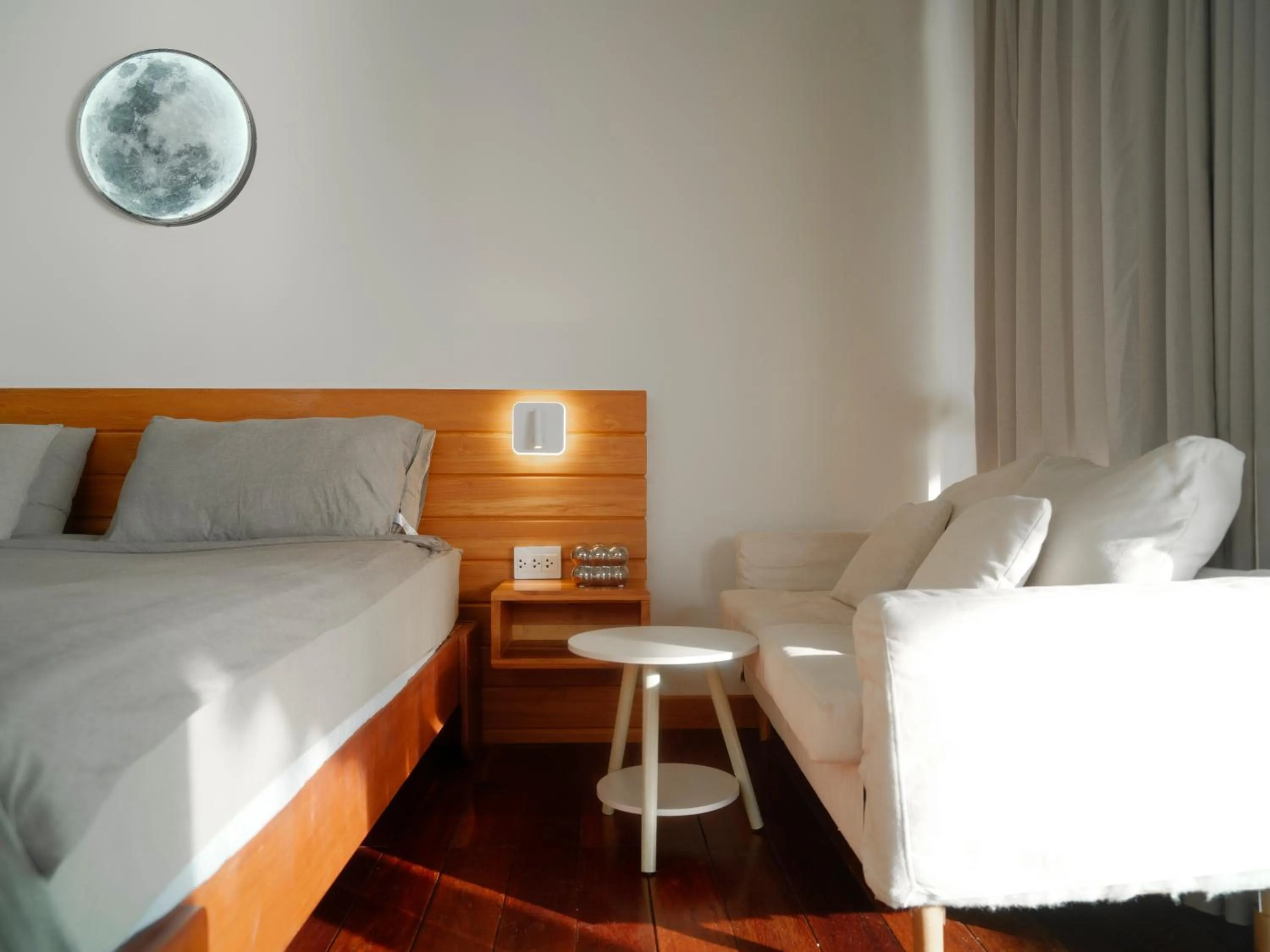 Bed in Tantawan sea view residence 山海居