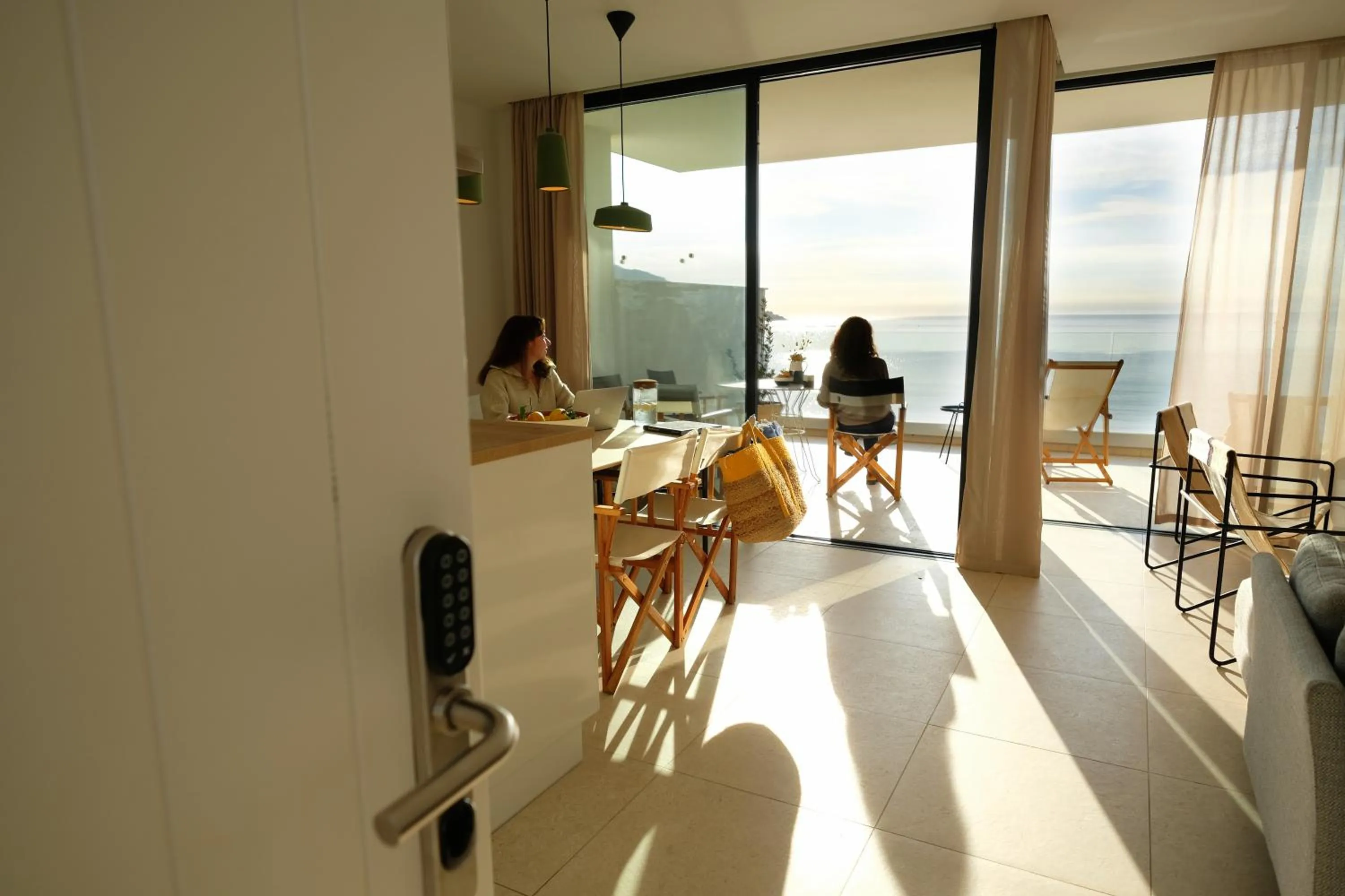 Sea view in ECO-APARTMENTS LA MARINEDA