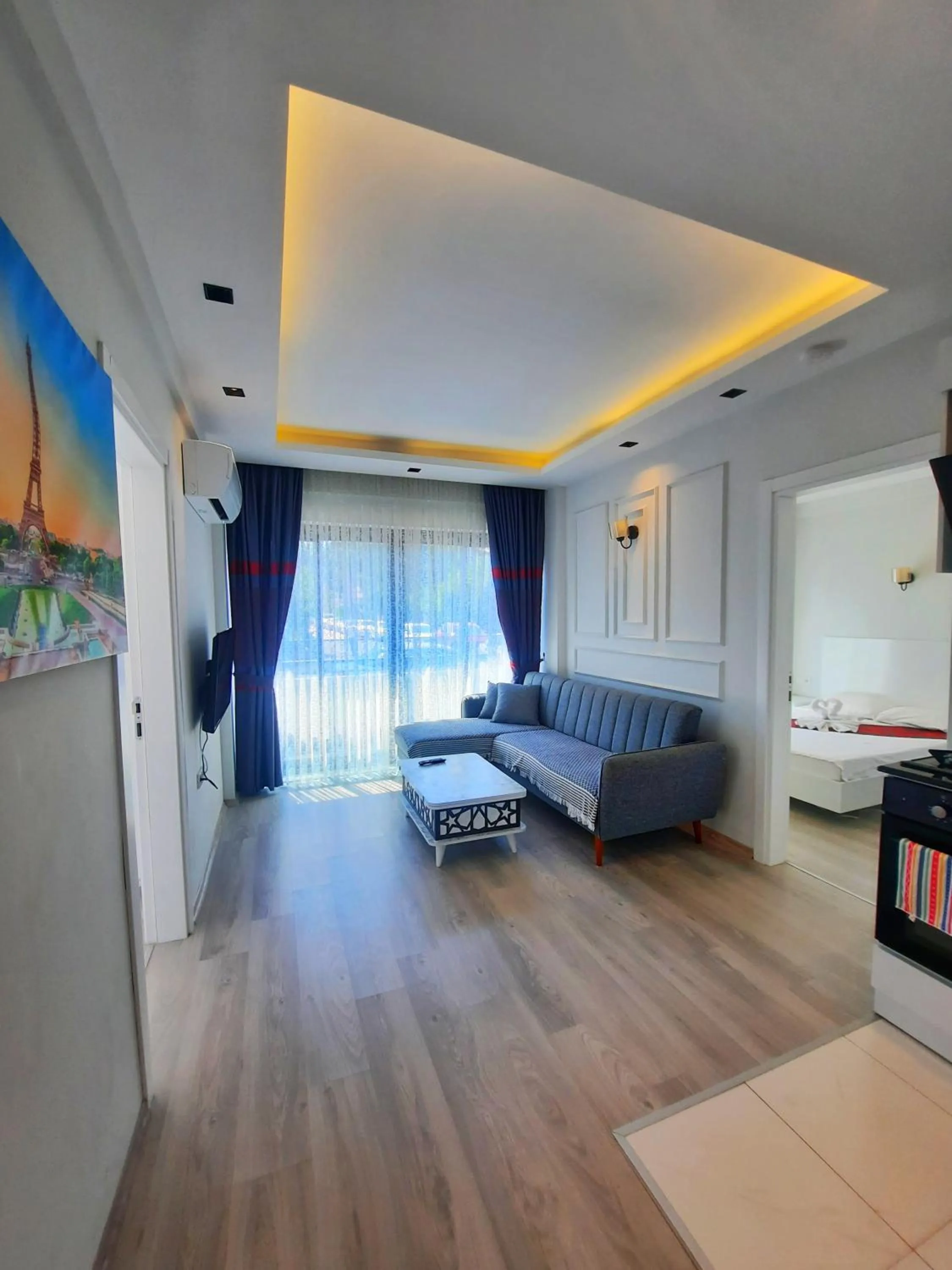 Living room in World Cities Residence