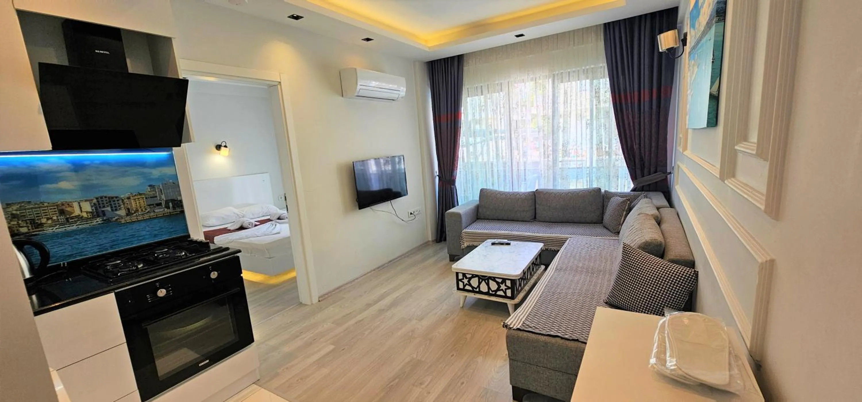 Living room in World Cities Residence