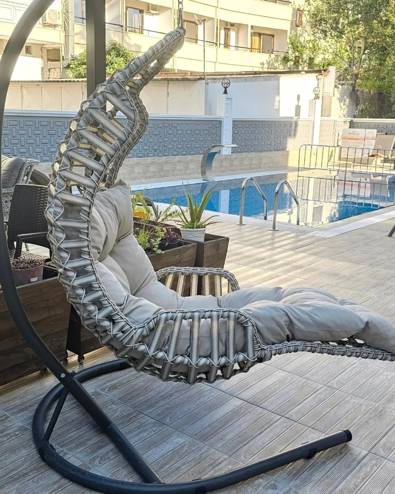 Seating area in World Cities Residence