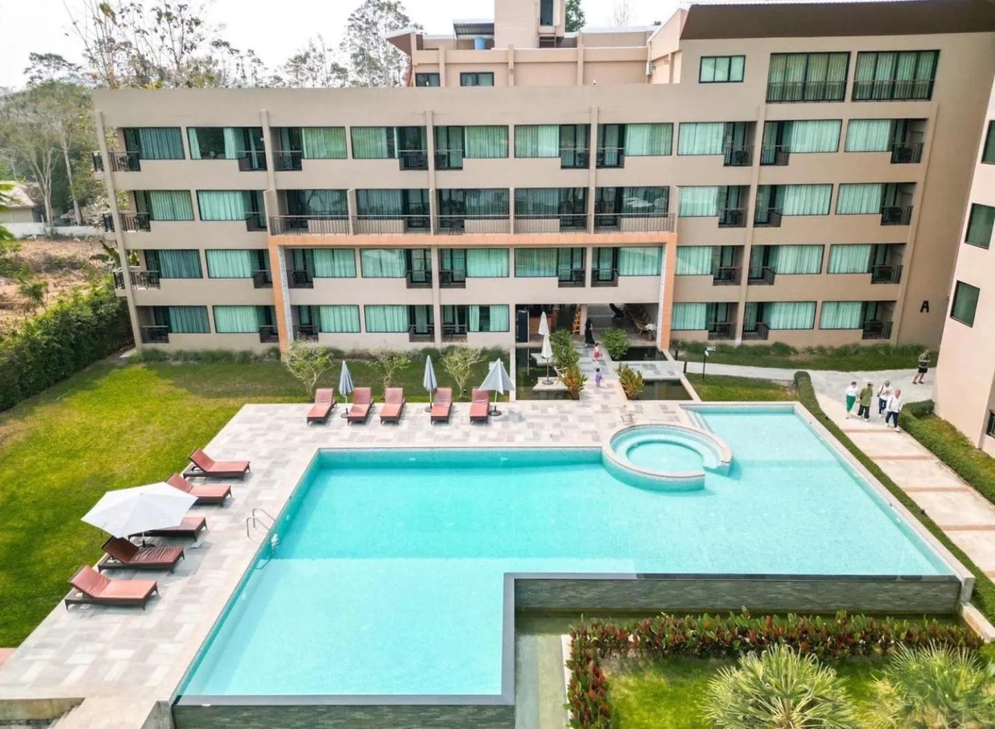 Property building in River Tree Resort