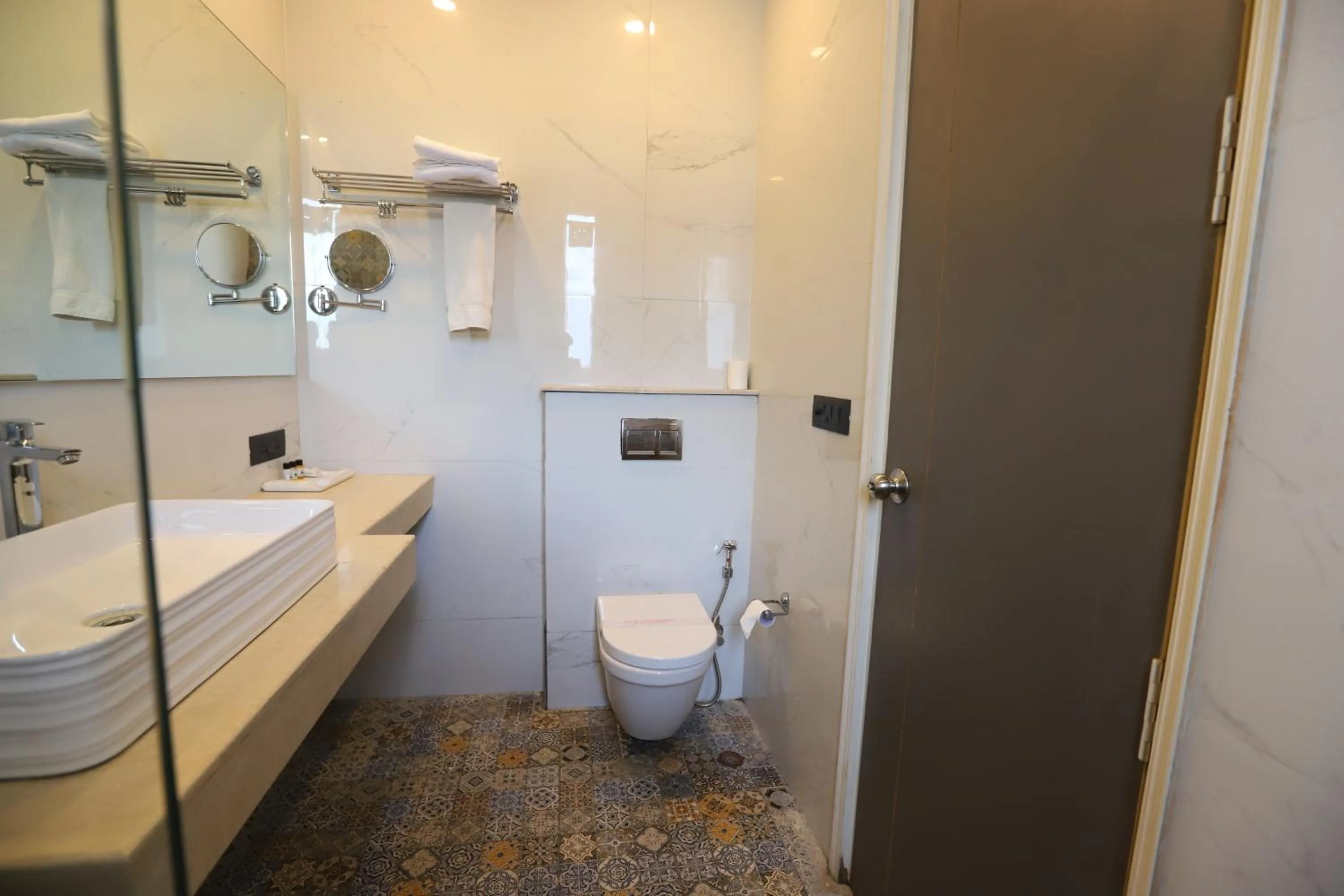 Bathroom in Hotel Keshav Residency - Medicity Gurugram, near Medanta Hospital