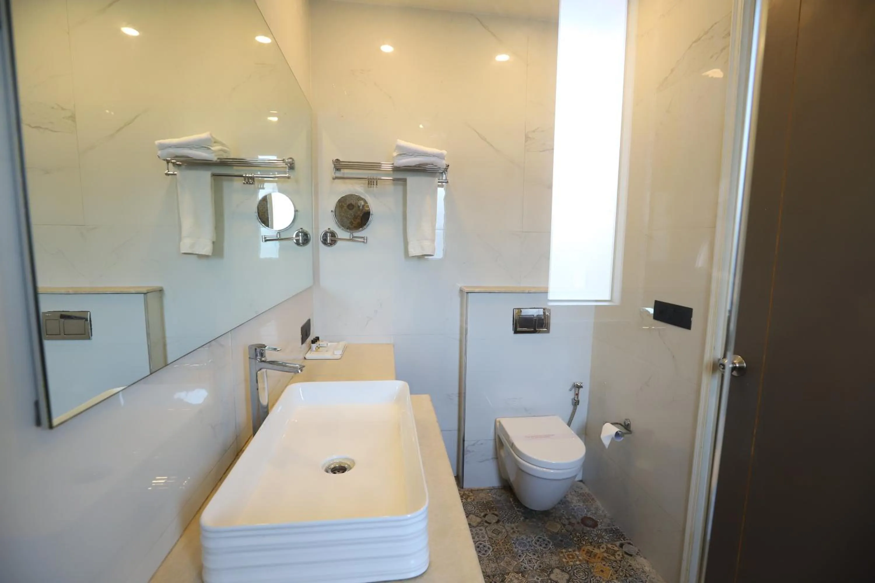 Bathroom in Hotel Keshav Residency - Medicity Gurugram, near Medanta Hospital
