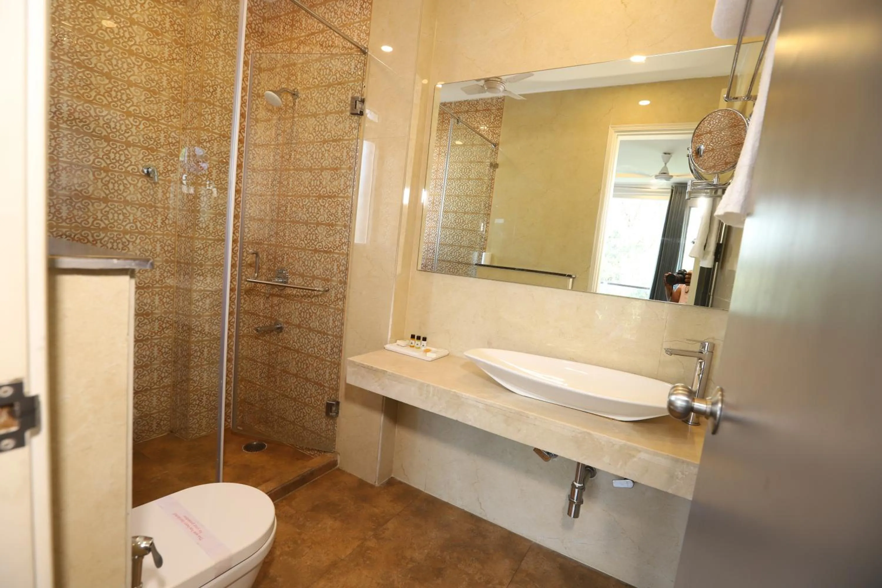 Bathroom in Hotel Keshav Residency - Medicity Gurugram, near Medanta Hospital