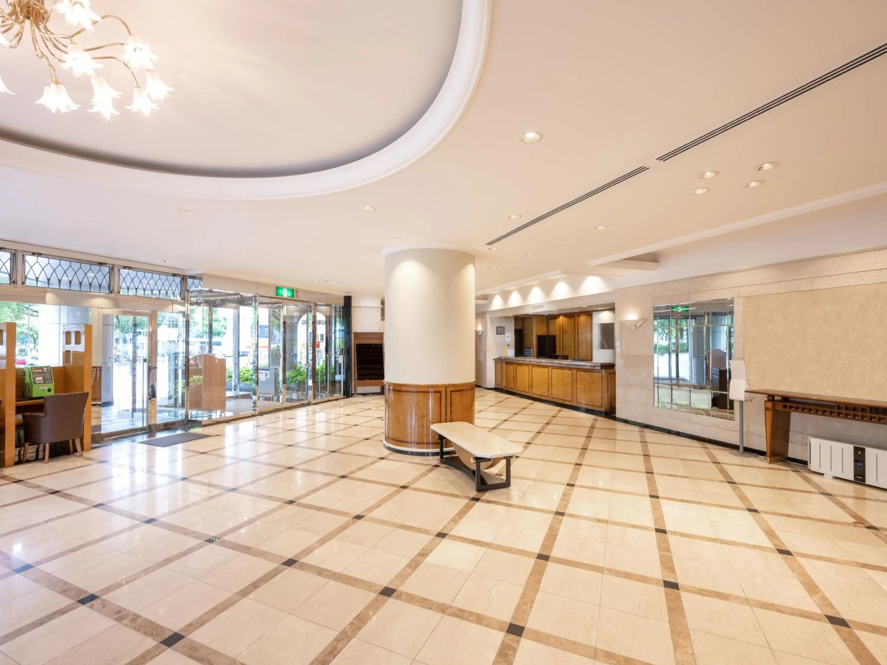 Lobby or reception in HOTEL MYSTAYS Hiroshima Peace Park