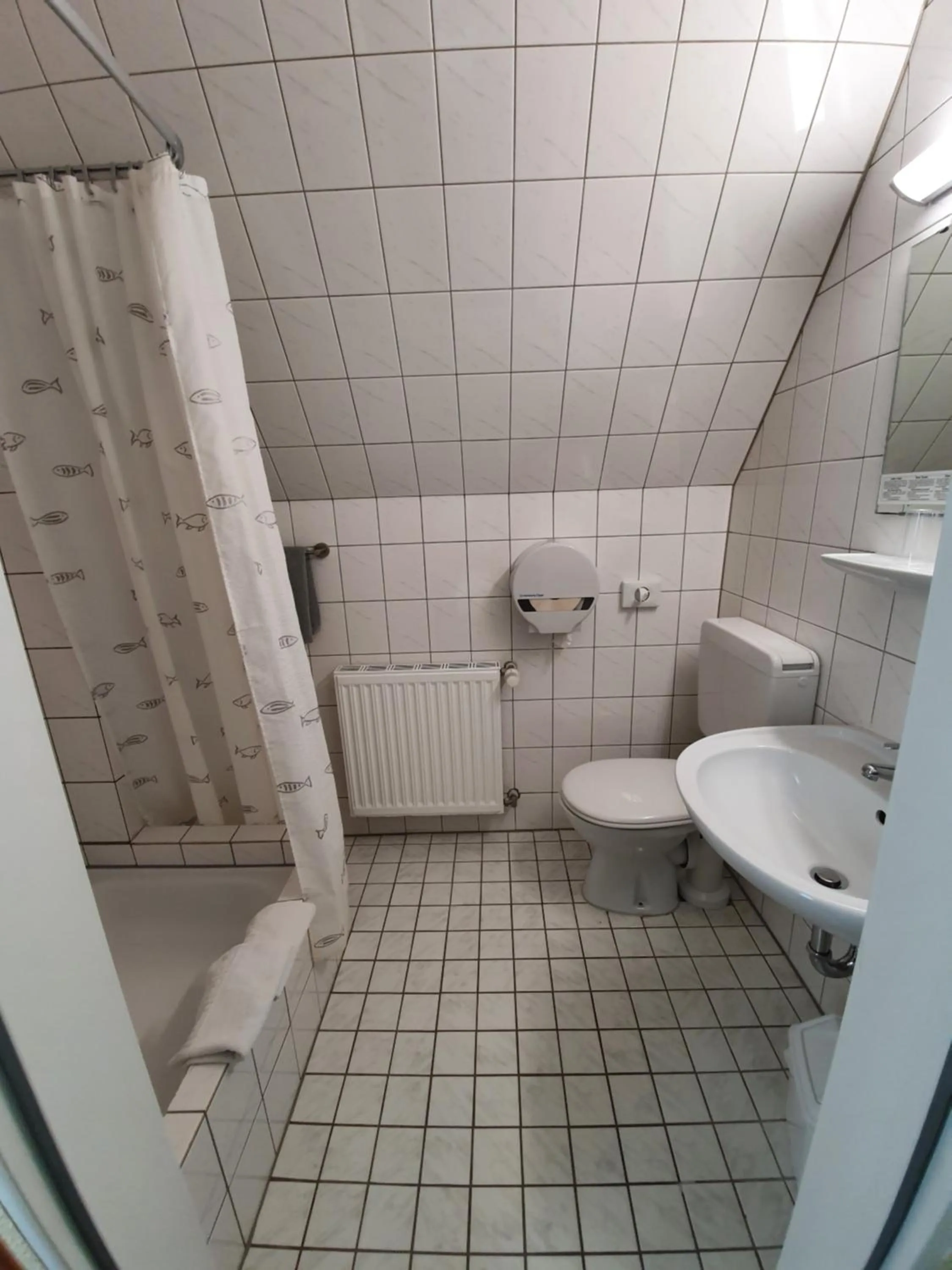 Shower in Hotel Bergschlösschen