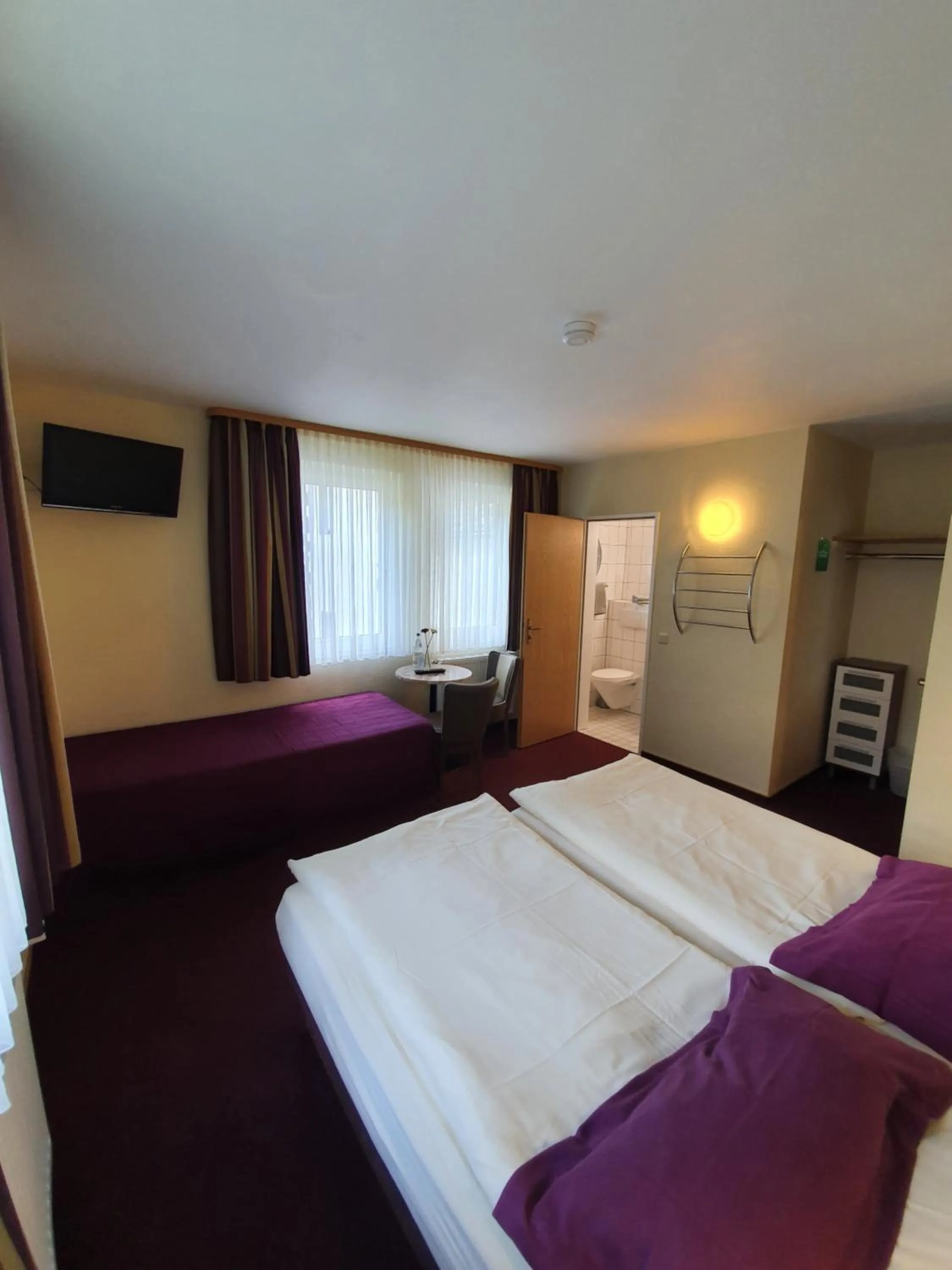 Photo of the whole room, Bed in Hotel Bergschlösschen