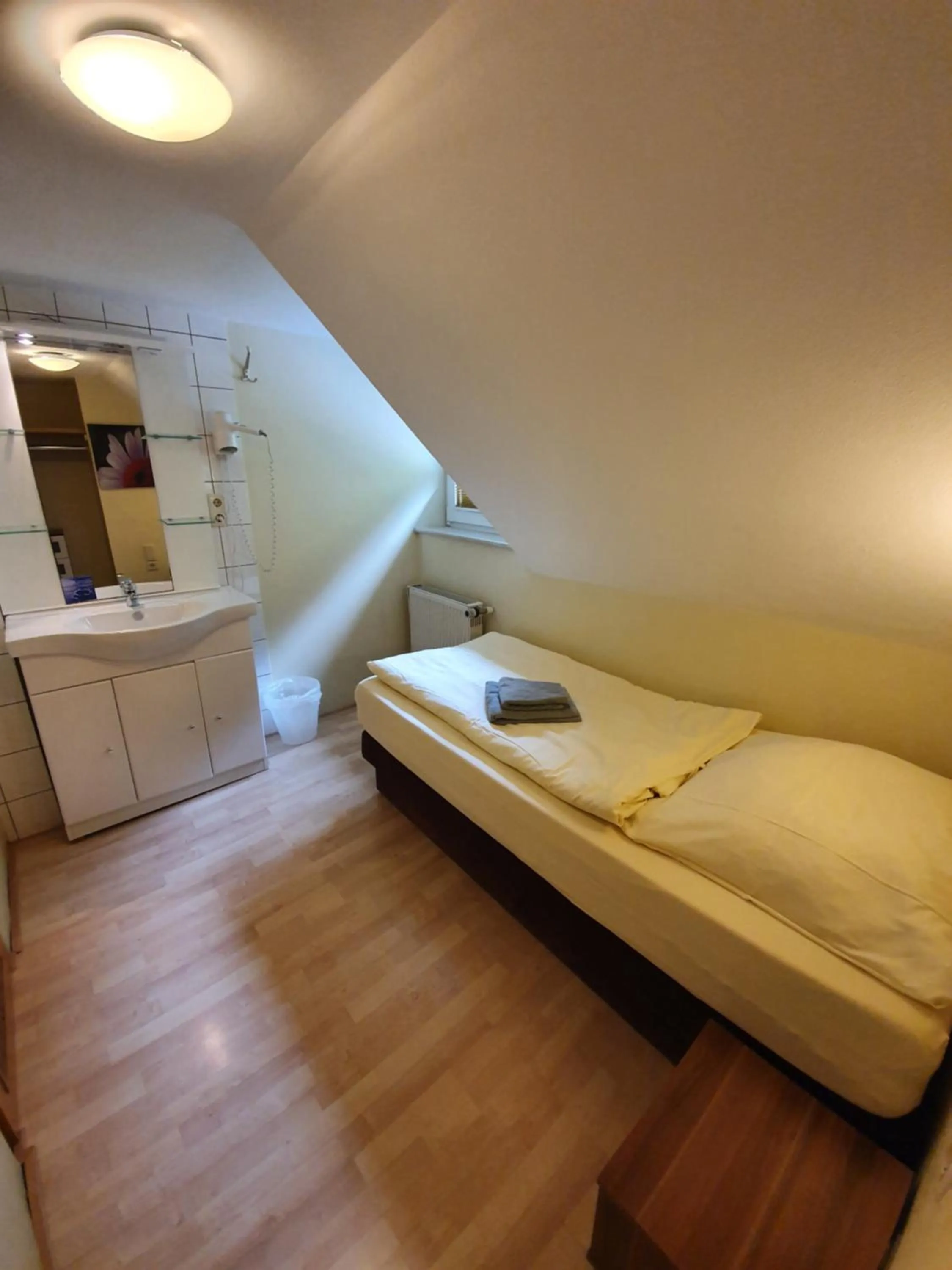 Photo of the whole room, Bed in Hotel Bergschlösschen