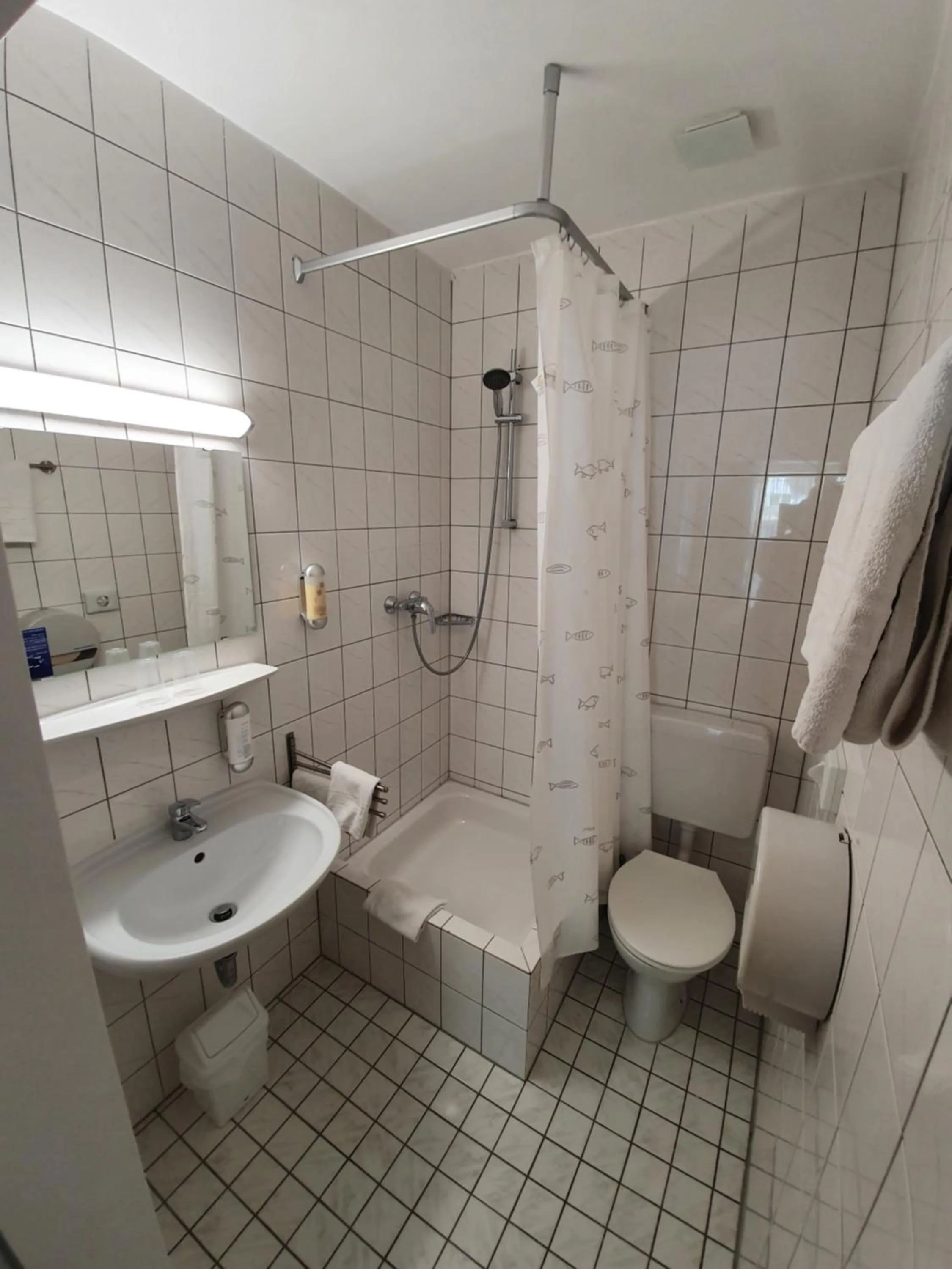Shower in Hotel Bergschlösschen