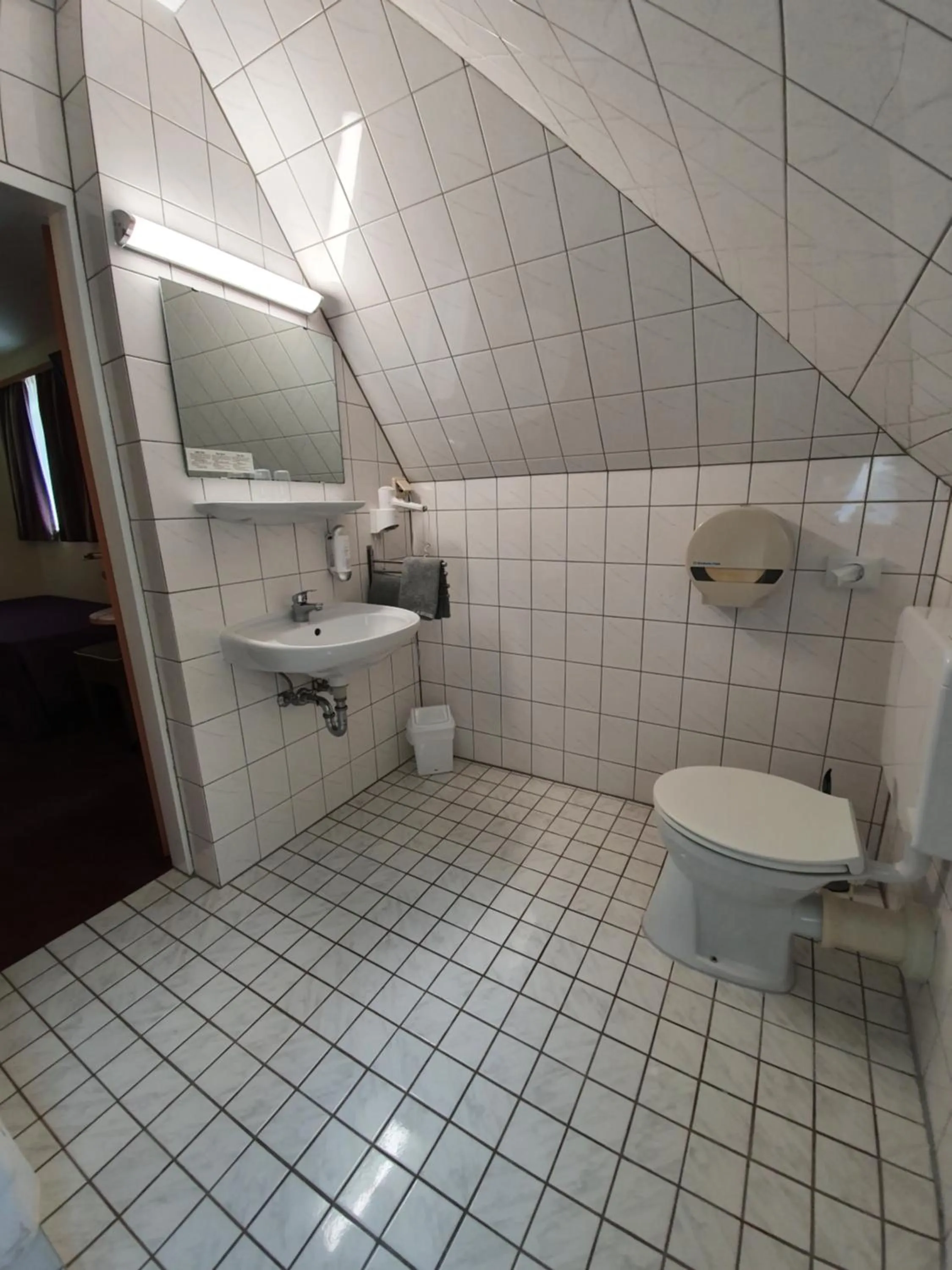 Toilet in Hotel Bergschlösschen