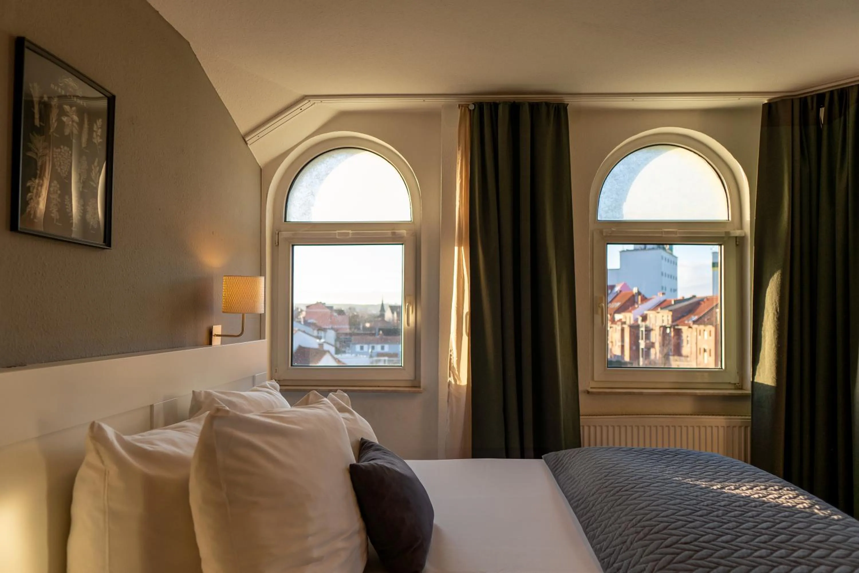 Bed in Apartment Hotel Lindeneck